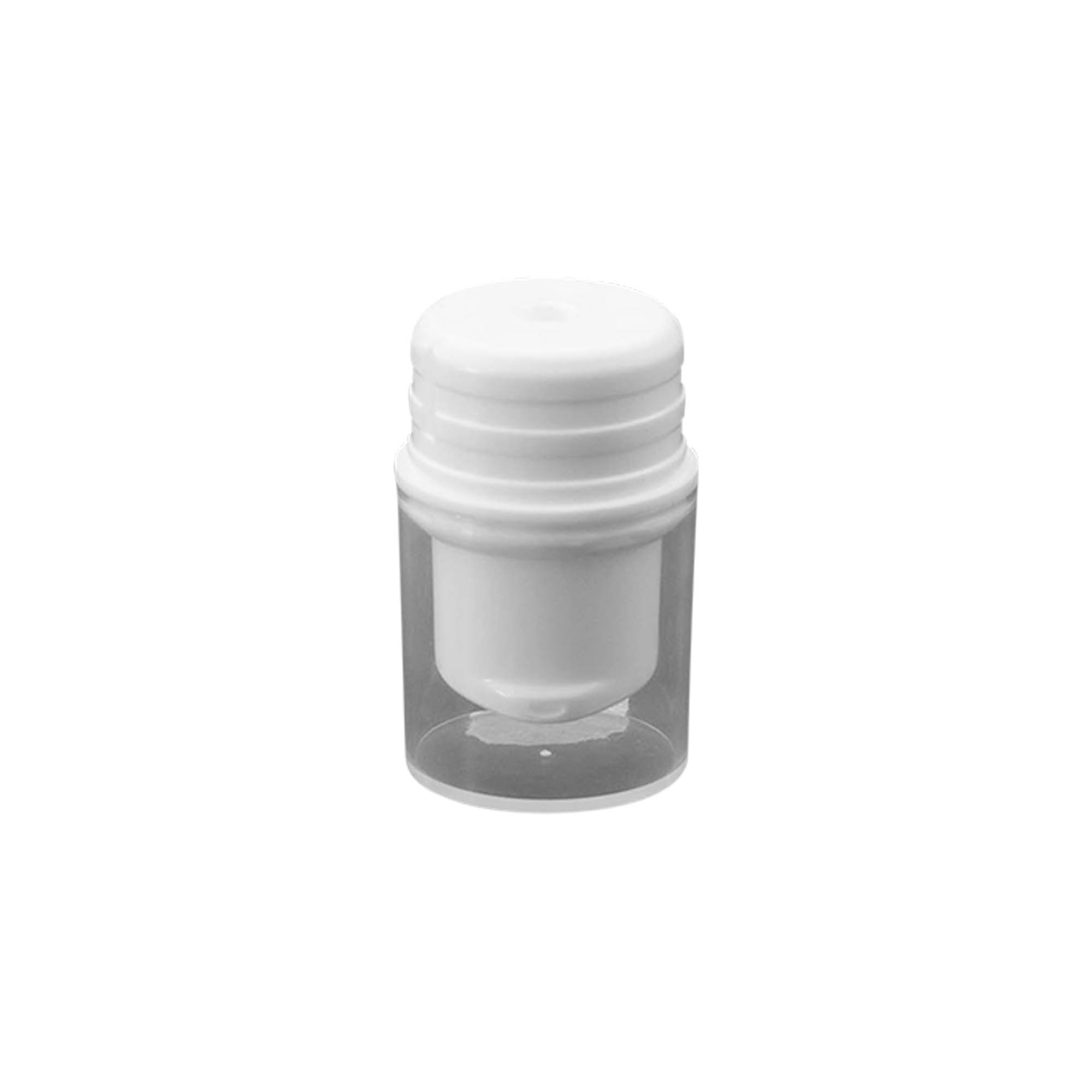 Airless Dispenser pumpehovede 'Nano', PP-plast, hvid
