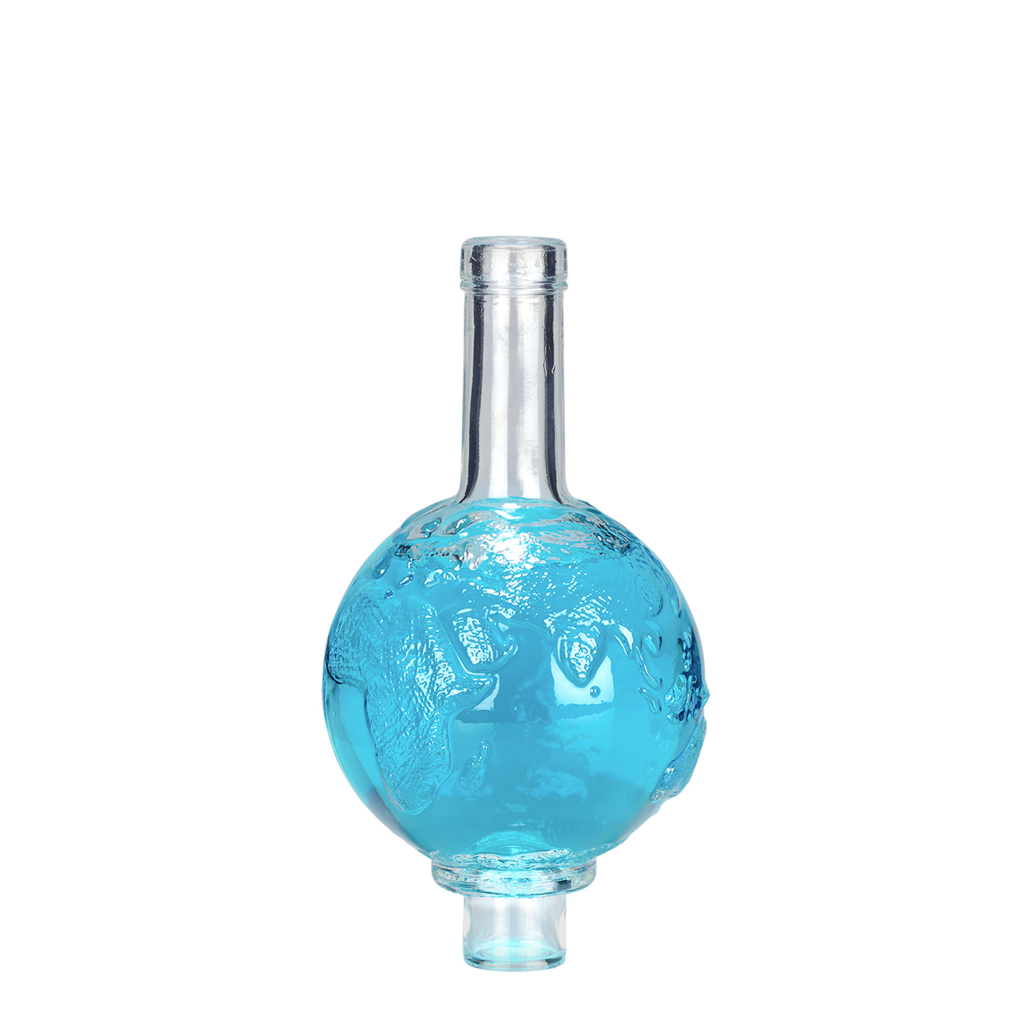 500 ml glasflaske »Globus«, åbning: kork