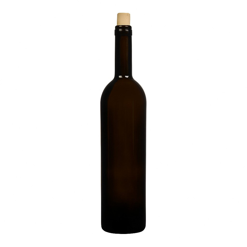 750 ml vinflaske 'Liberty', antikgrøn, åbning: kork