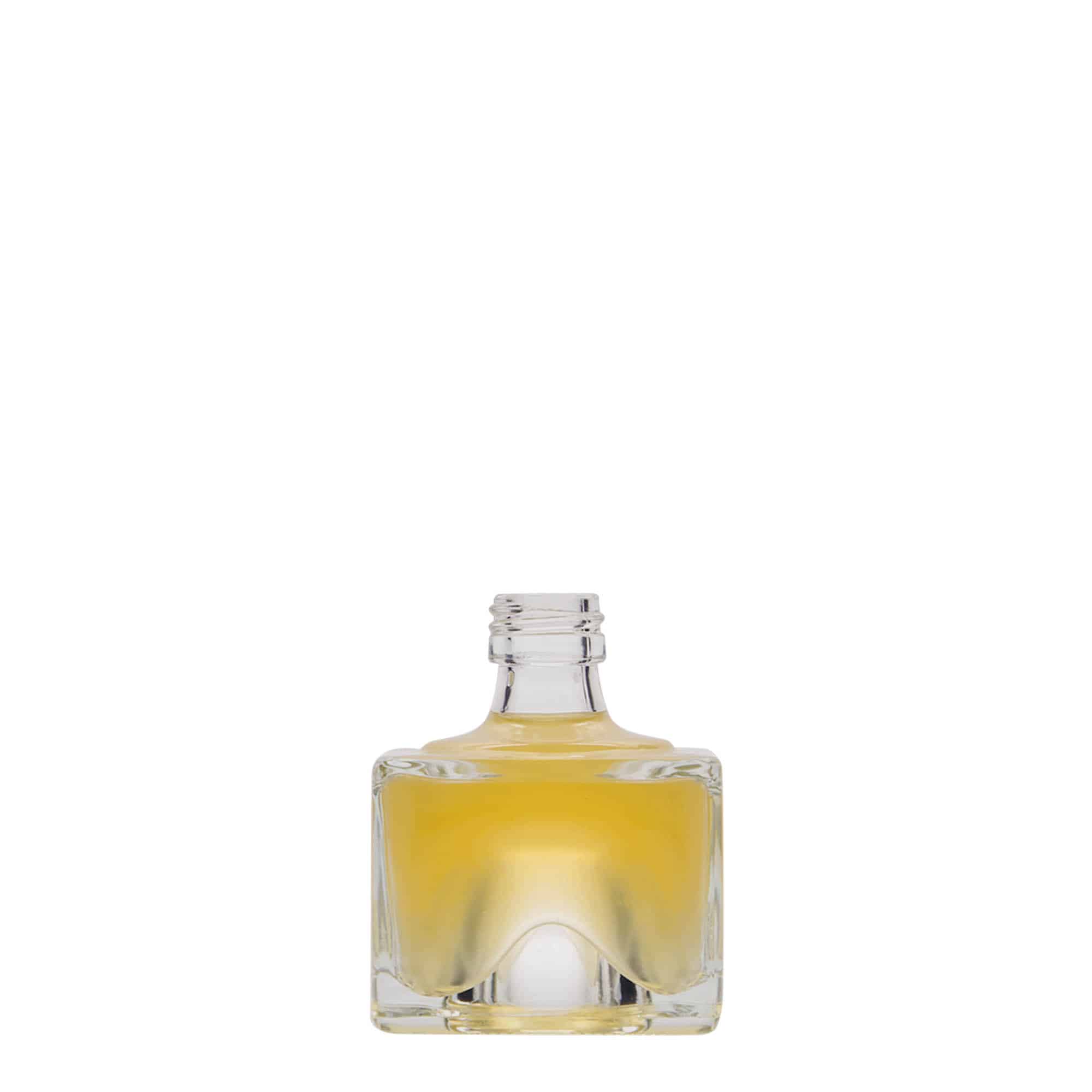 40 ml glasflaske 'Cocolores', kvadratisk, åbning: PP 18