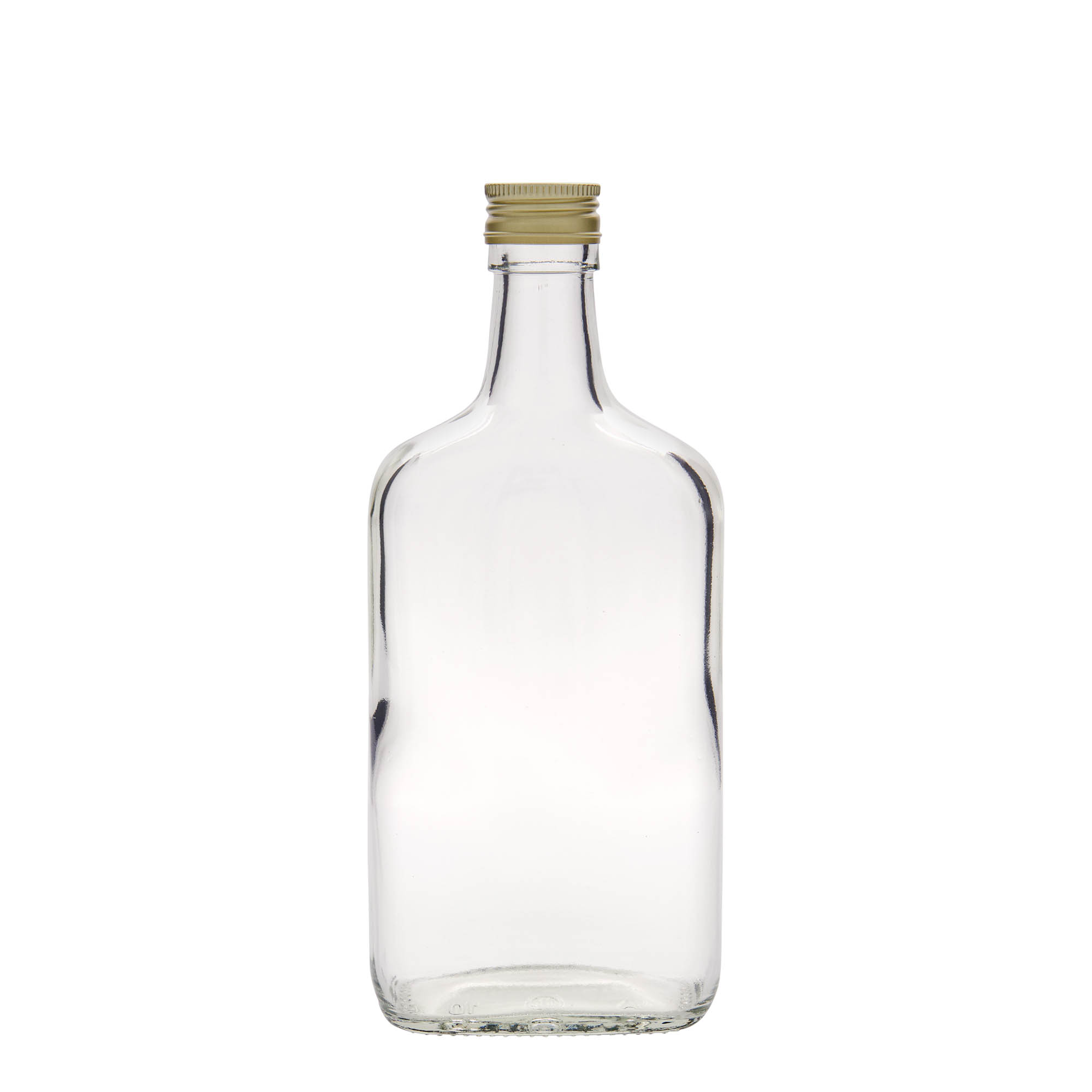 700 ml glasflaske 'Amaretto', rektangulær, åbning: PP 31,5