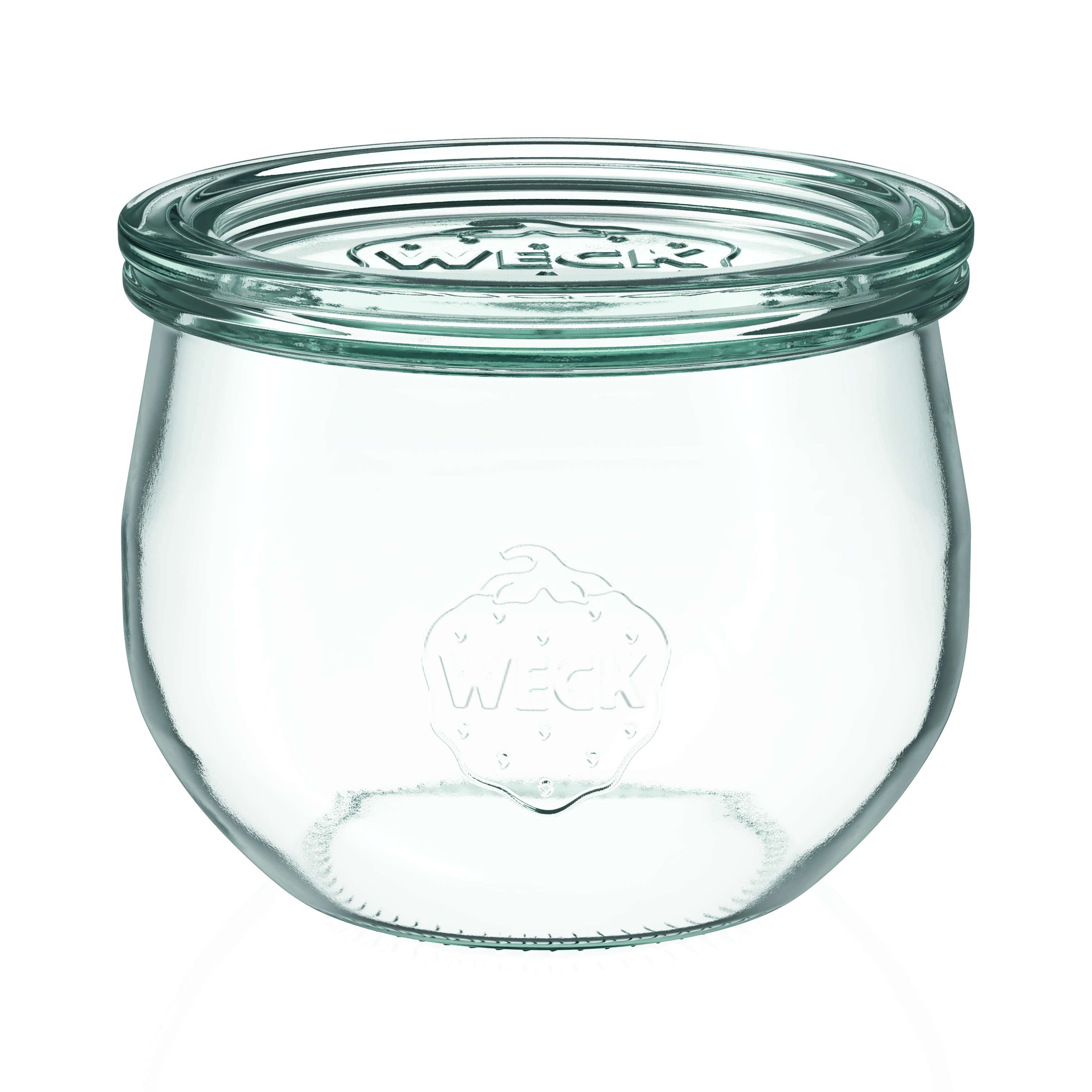 580 ml WECK-tulipanglas #, åbning: rund kant