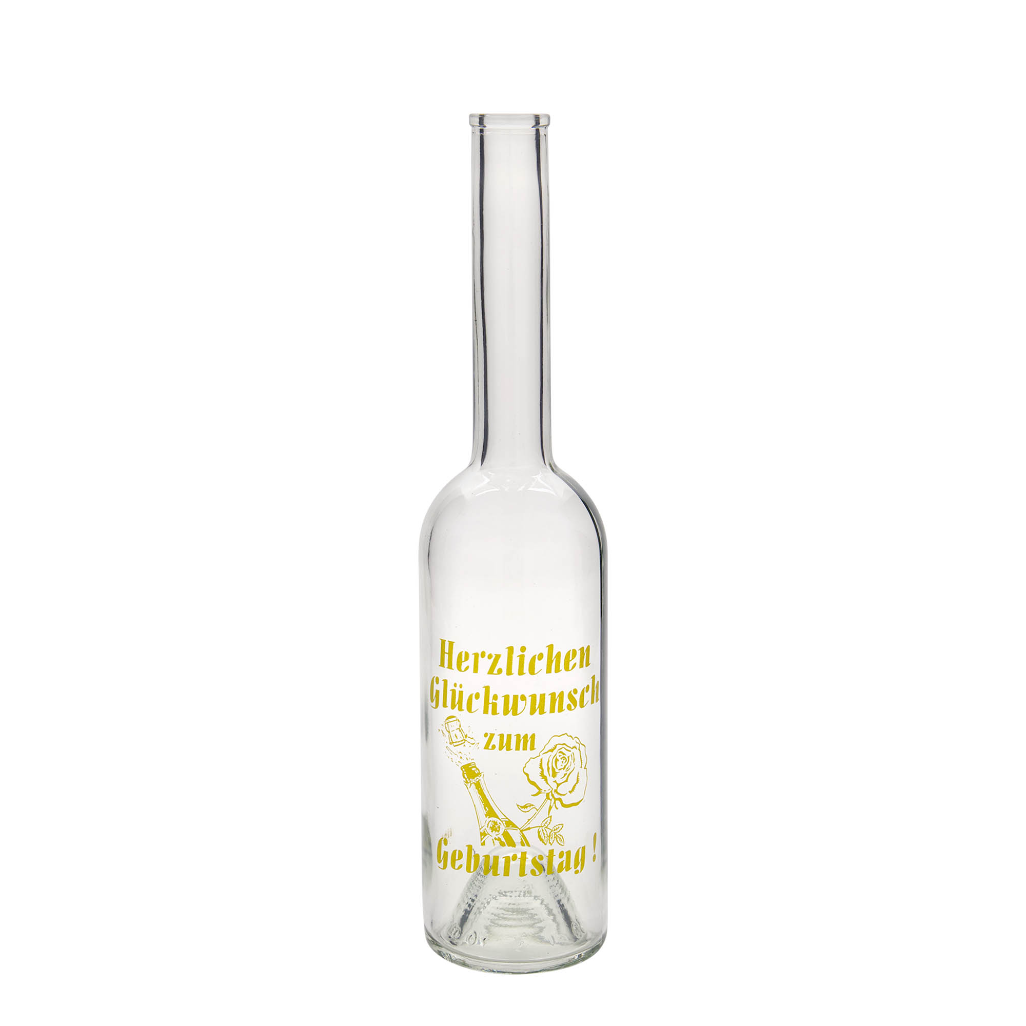 500 ml glasflaske 'Opera', motiv: Æble, åbning: Kork 500 ml glasflaske 'Opera', motiv: Æble, åbning: Kork