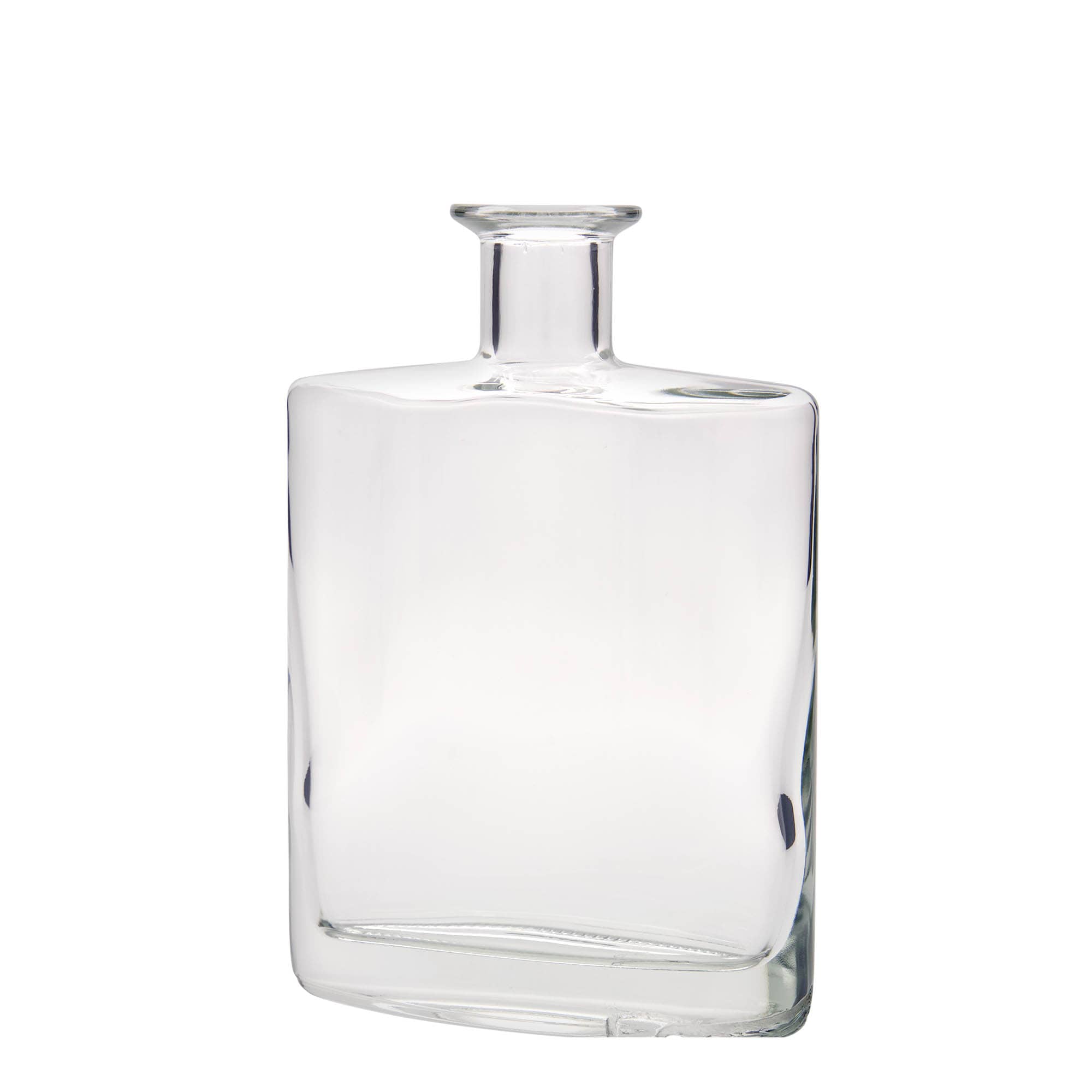 700 ml glasflaske 'Zorbas', oval, åbning: kork
