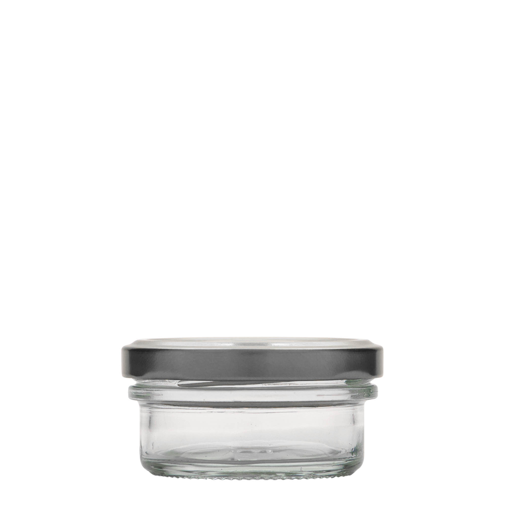 65 ml fladt sturzglas, åbning: twist-off (TO 66) 65 ml fladt sturzglas, åbning: twist-off (TO 66)