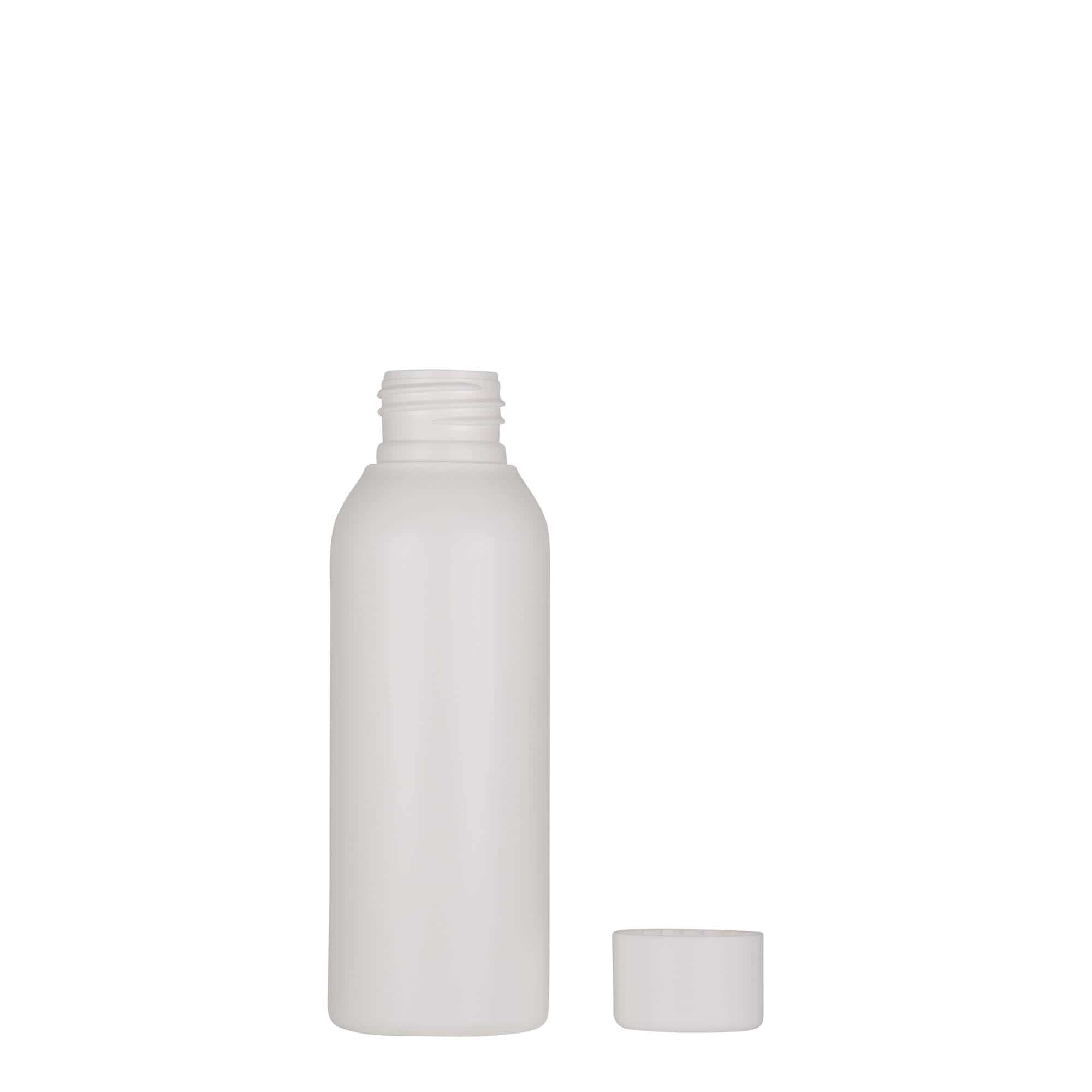 100 ml plastflaske 'Tuffy', HDPE, hvid, åbning: 24/410