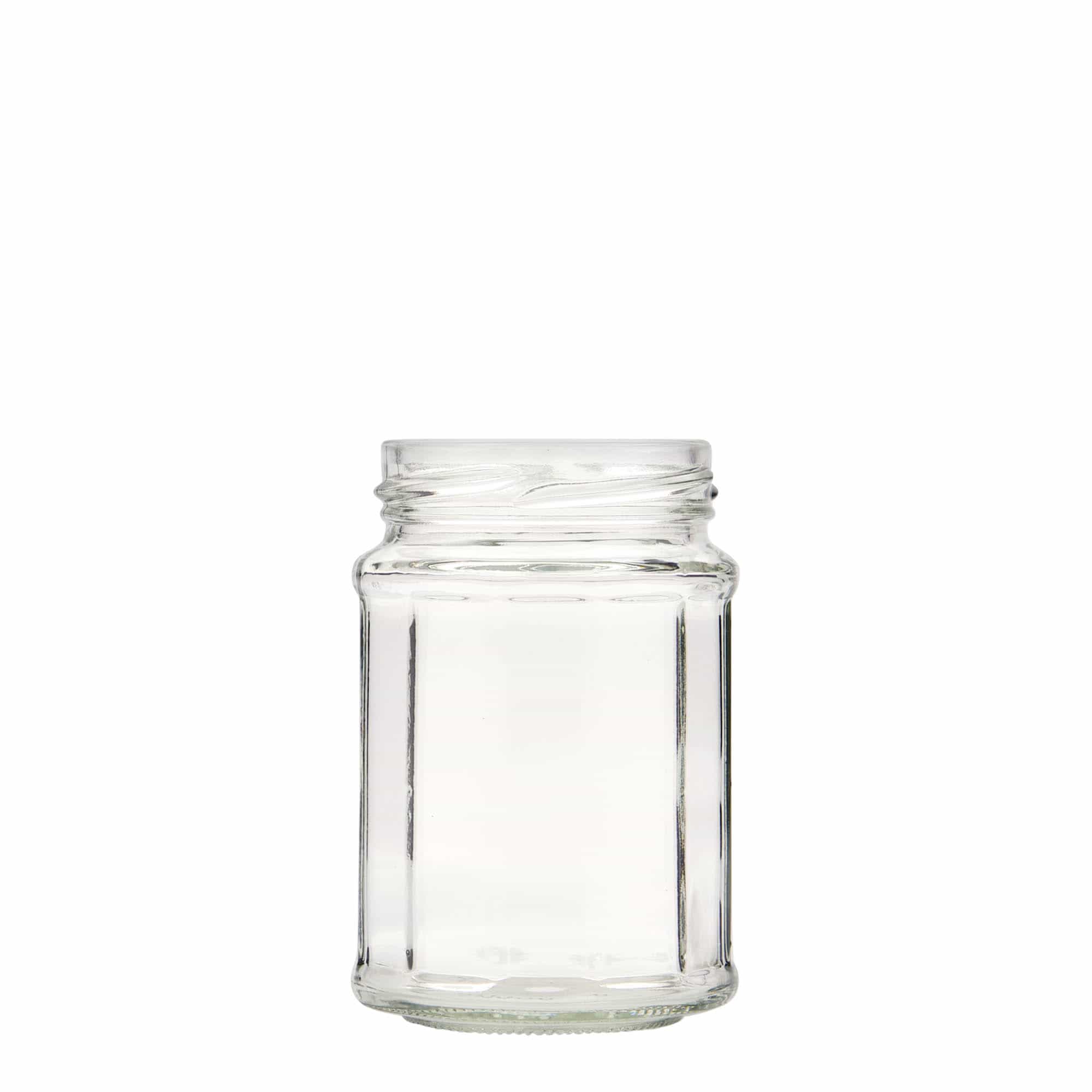 192 ml tolvsidet glas, tolvkantet, åbning: Twist-Off (TO 58)