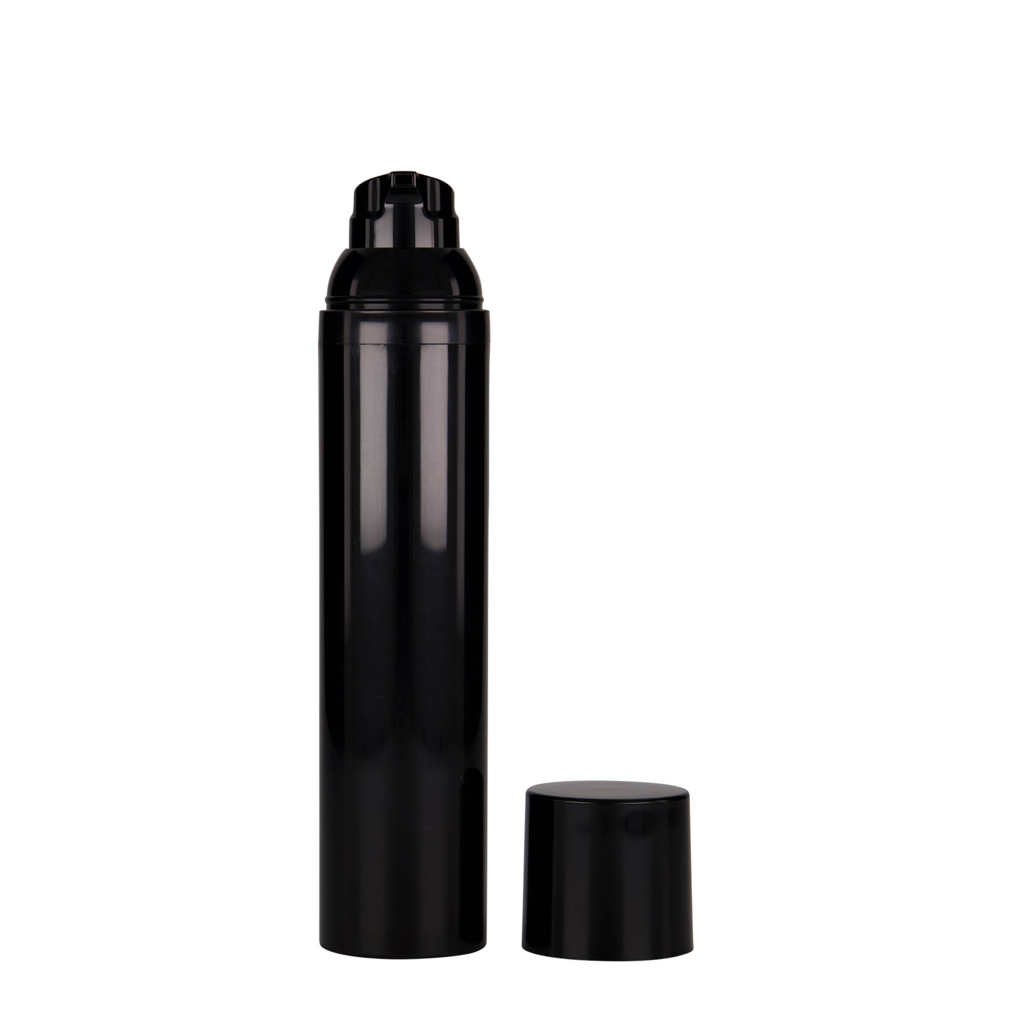 100 ml Airless-dispenser 'Mezzo', PP-plast, sort 100 ml Airless-dispenser 'Mezzo', PP-plast, sort