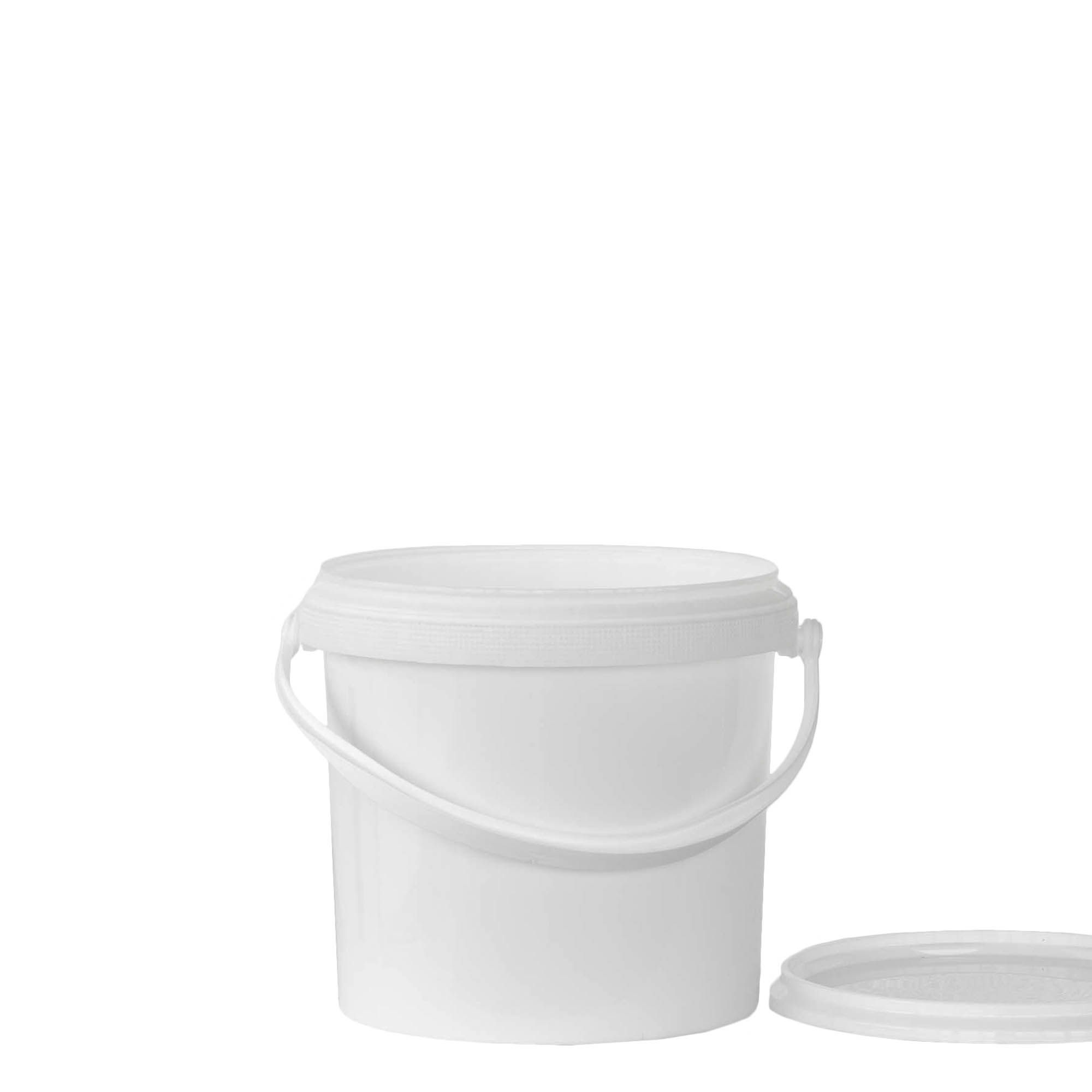 2,5 l spand, PP-plast, hvid 2,5 l spand, PP-plast, hvid