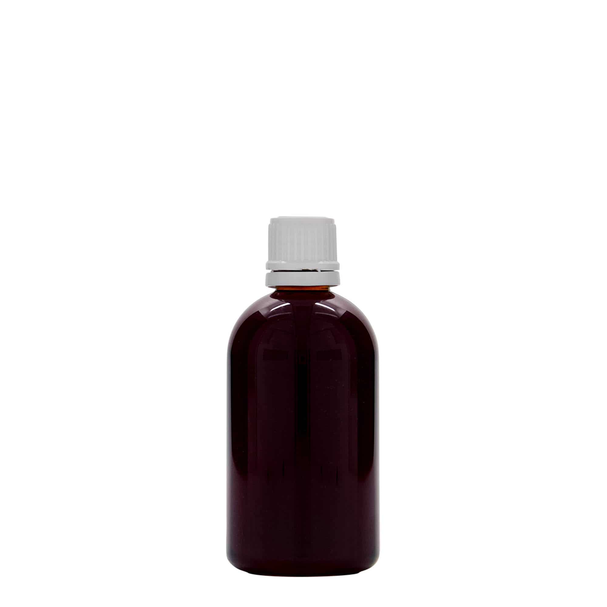 100 ml PET-medicinflaske 'Easy Living', plast, åbning: DIN 18