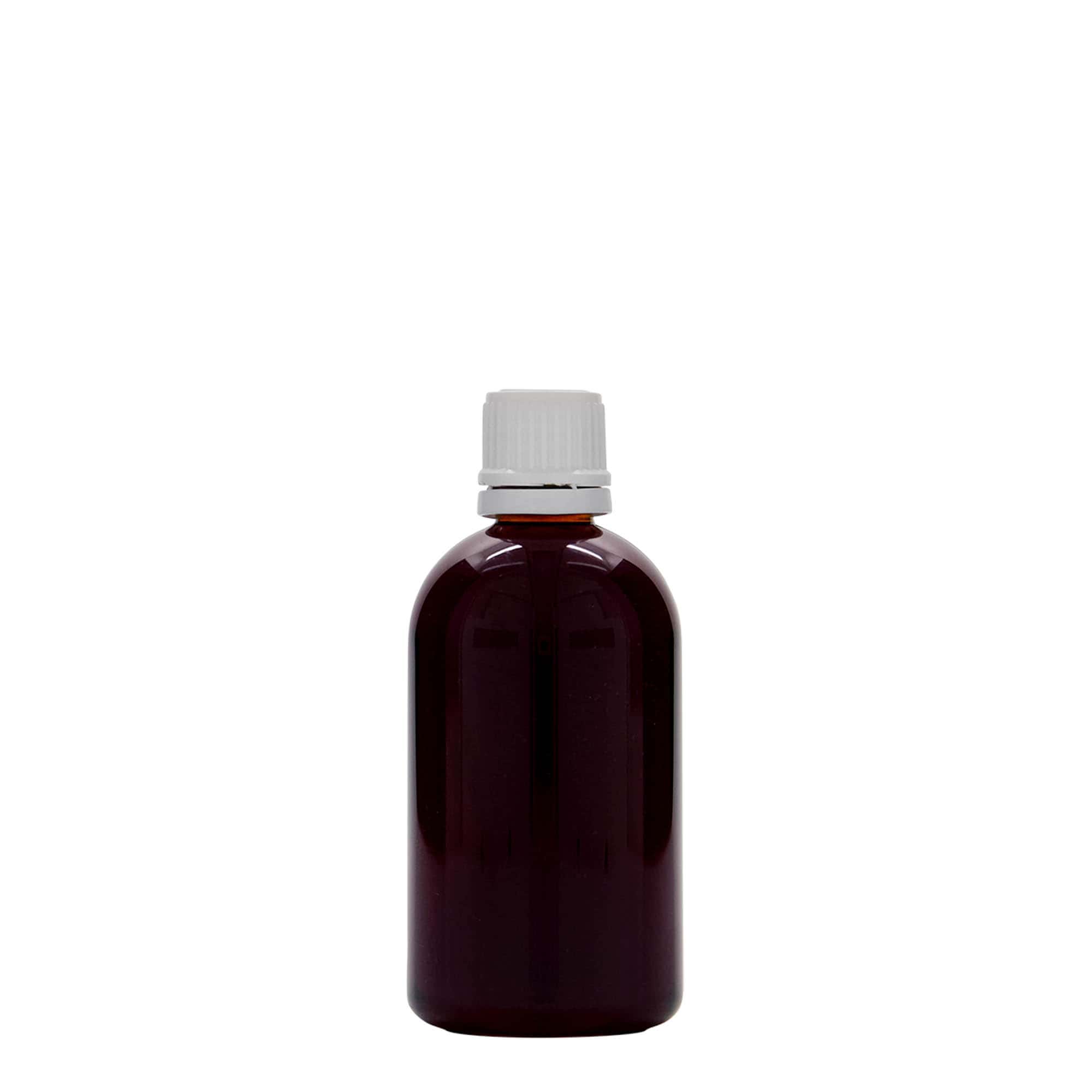 100 ml PET-medicinflaske 'Easy Living', plastik, åbning: DIN 18