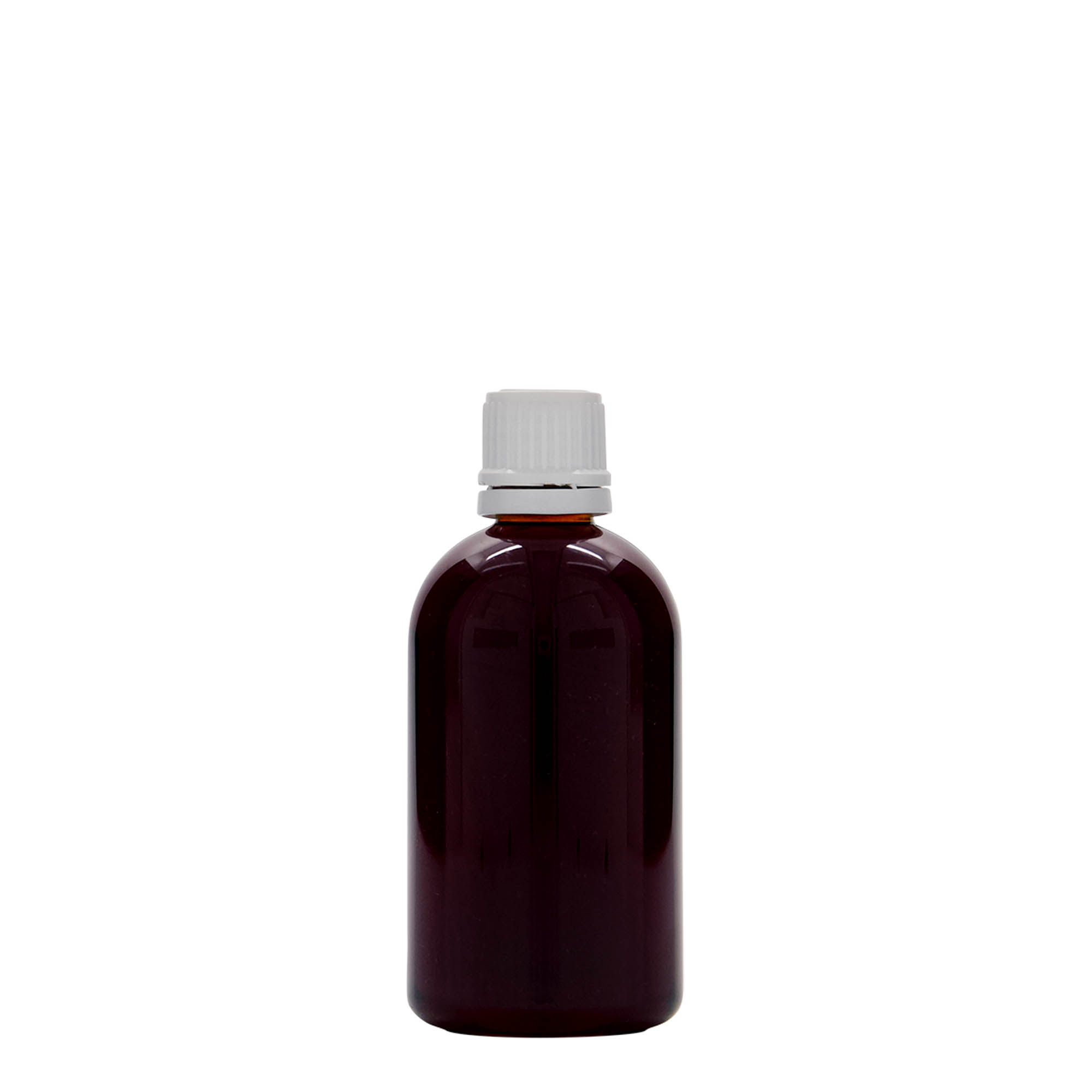 100 ml PET-medicinflaske 'Easy Living', plastik, åbning: DIN 18 100 ml PET-medicinflaske 'Easy Living', plastik, åbning: DIN 18