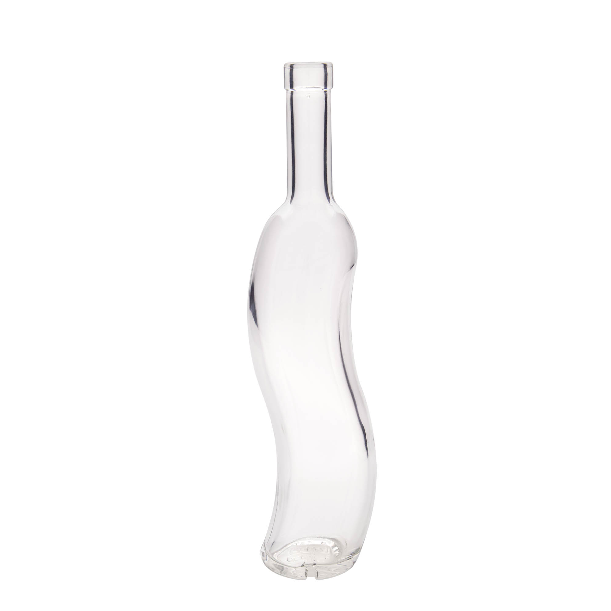 500 ml glasflaske 'La-Ola', halvrund, åbning: kork