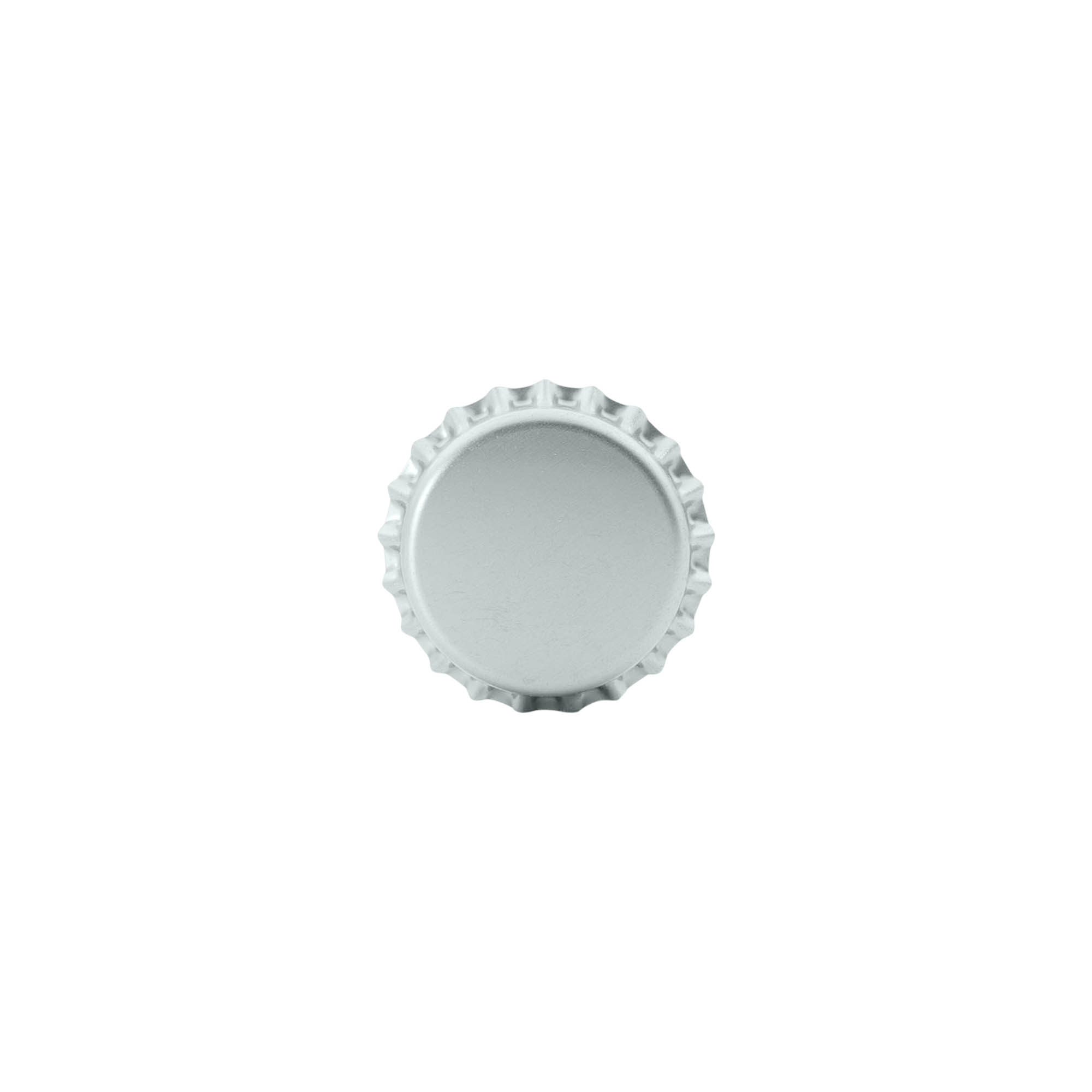 Kapsel 26 mm, metal, sølv Kapsel 26 mm, metal, sølv