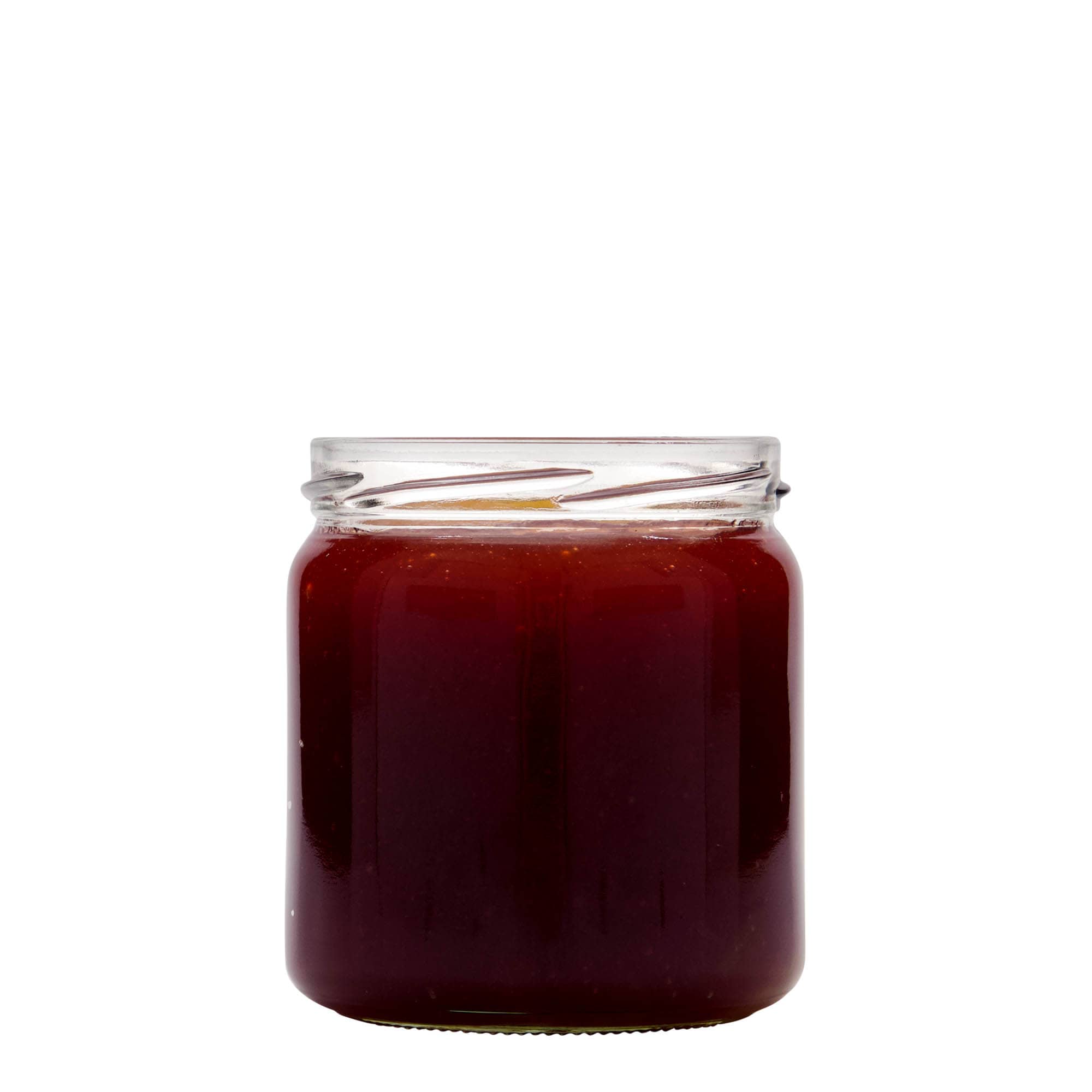 408 ml rundt glas, åbning: Twist-Off (TO 82)