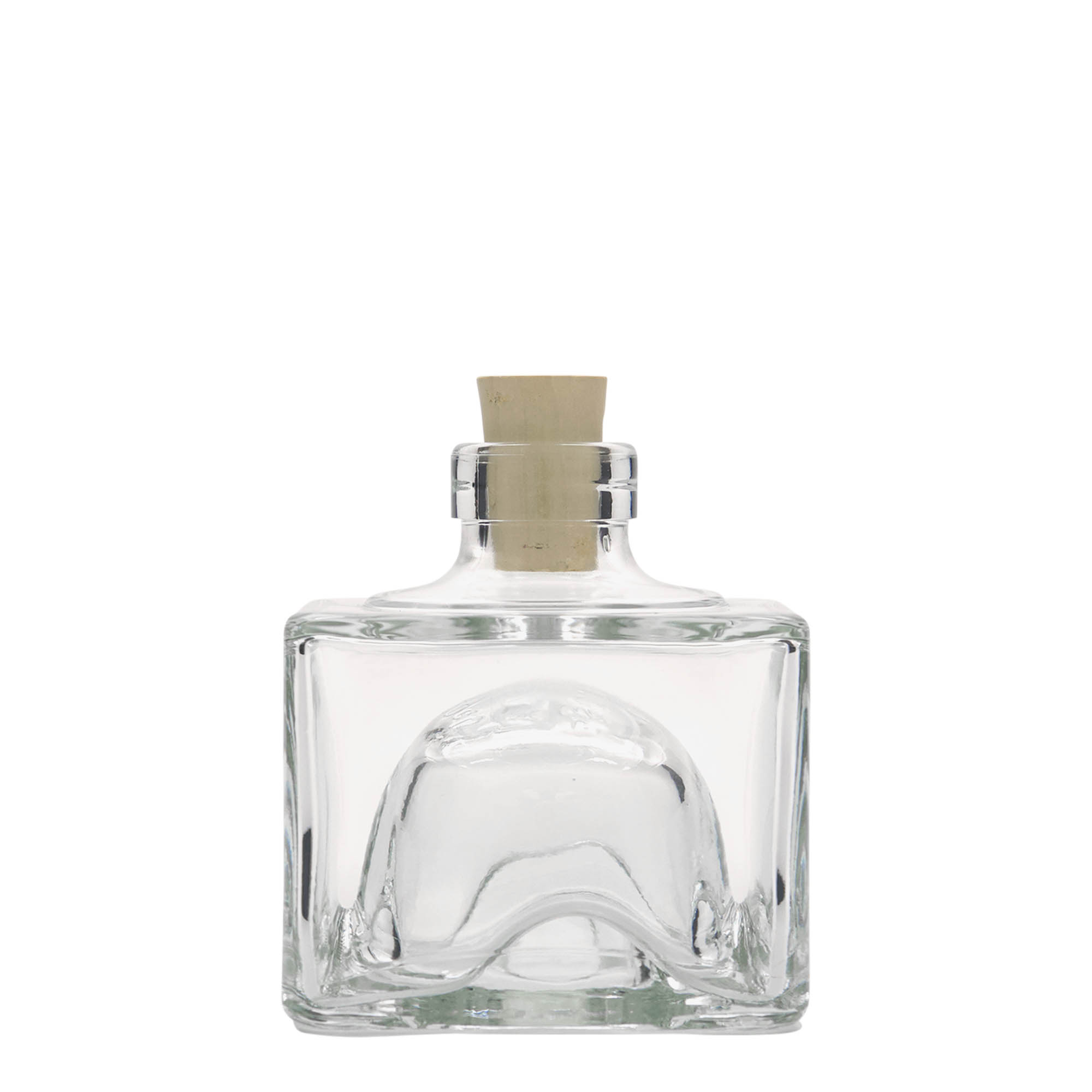200 ml glasflaske 'Cocolores', firkantet, åbning: kork