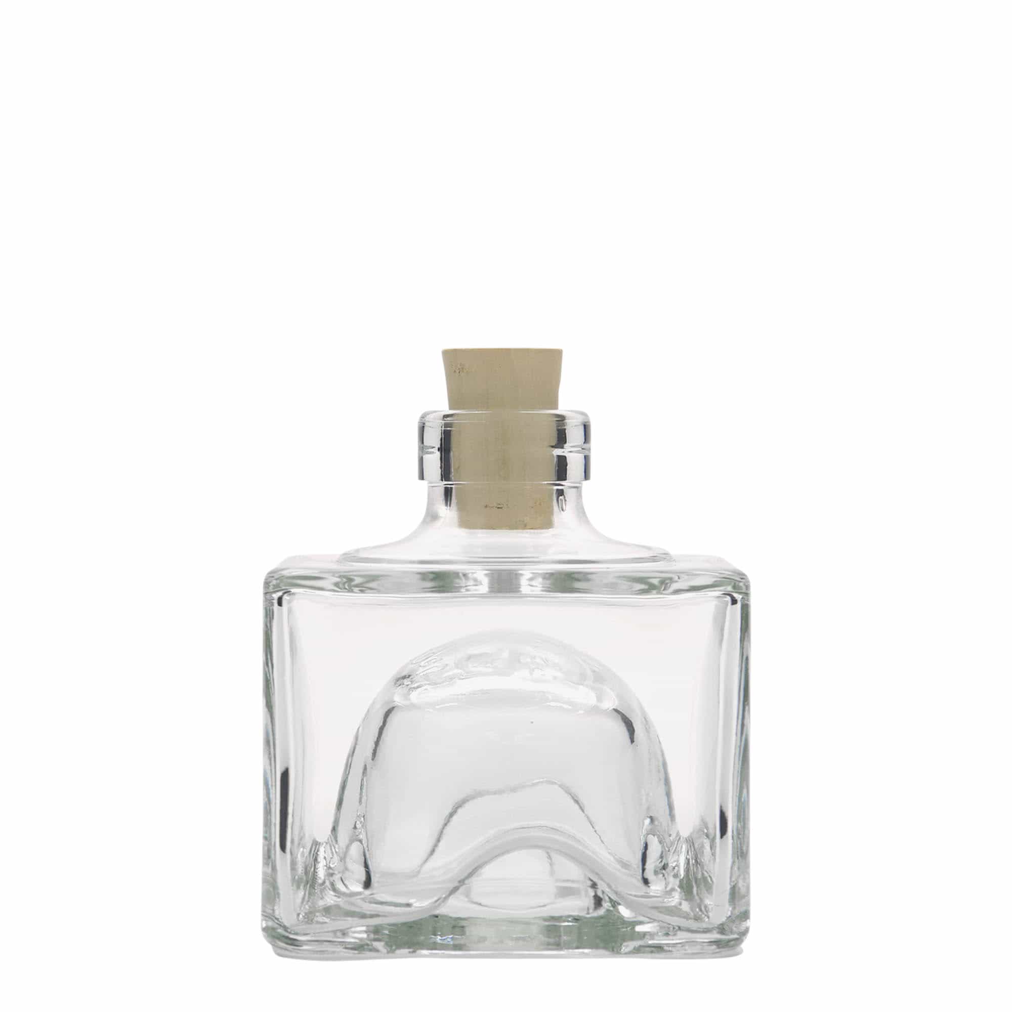 200 ml glasflaske 'Cocolores', firkantet, åbning: kork