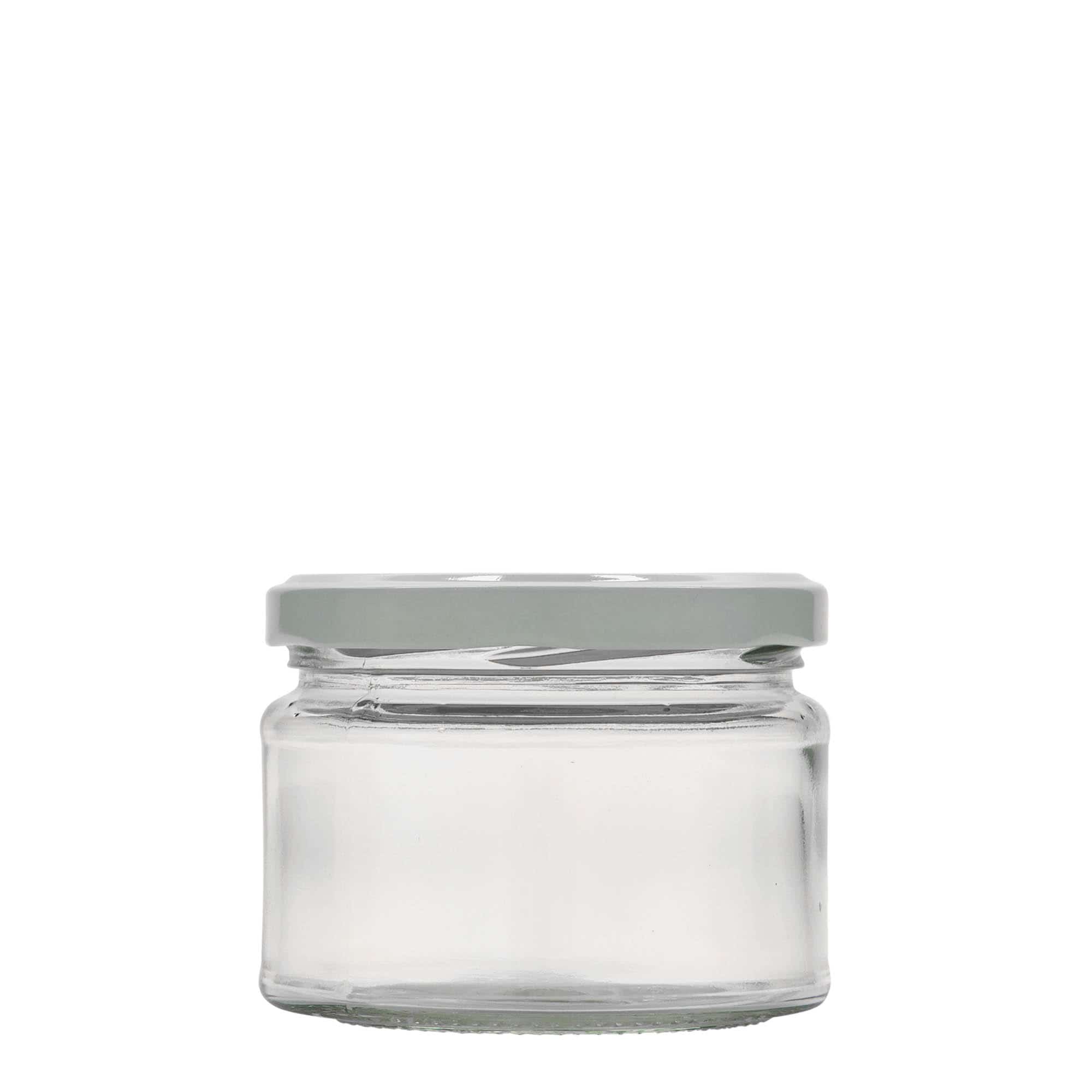 280 ml fladt rundt glas, åbning: Twist-off (TO 82)