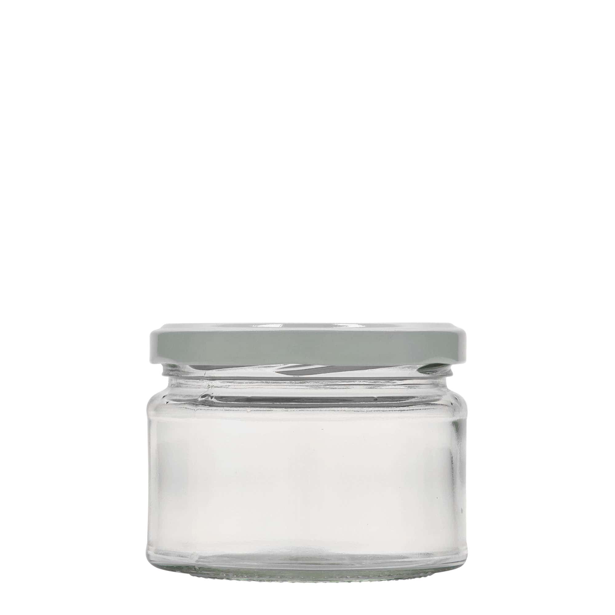 280 ml fladt rundt glas, åbning: Twist-off (TO 82)