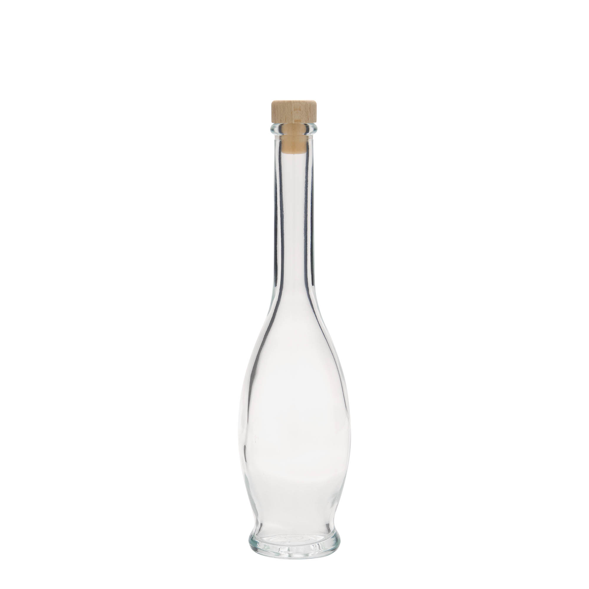 100 ml glasflaske 'Gina', åbning: kork