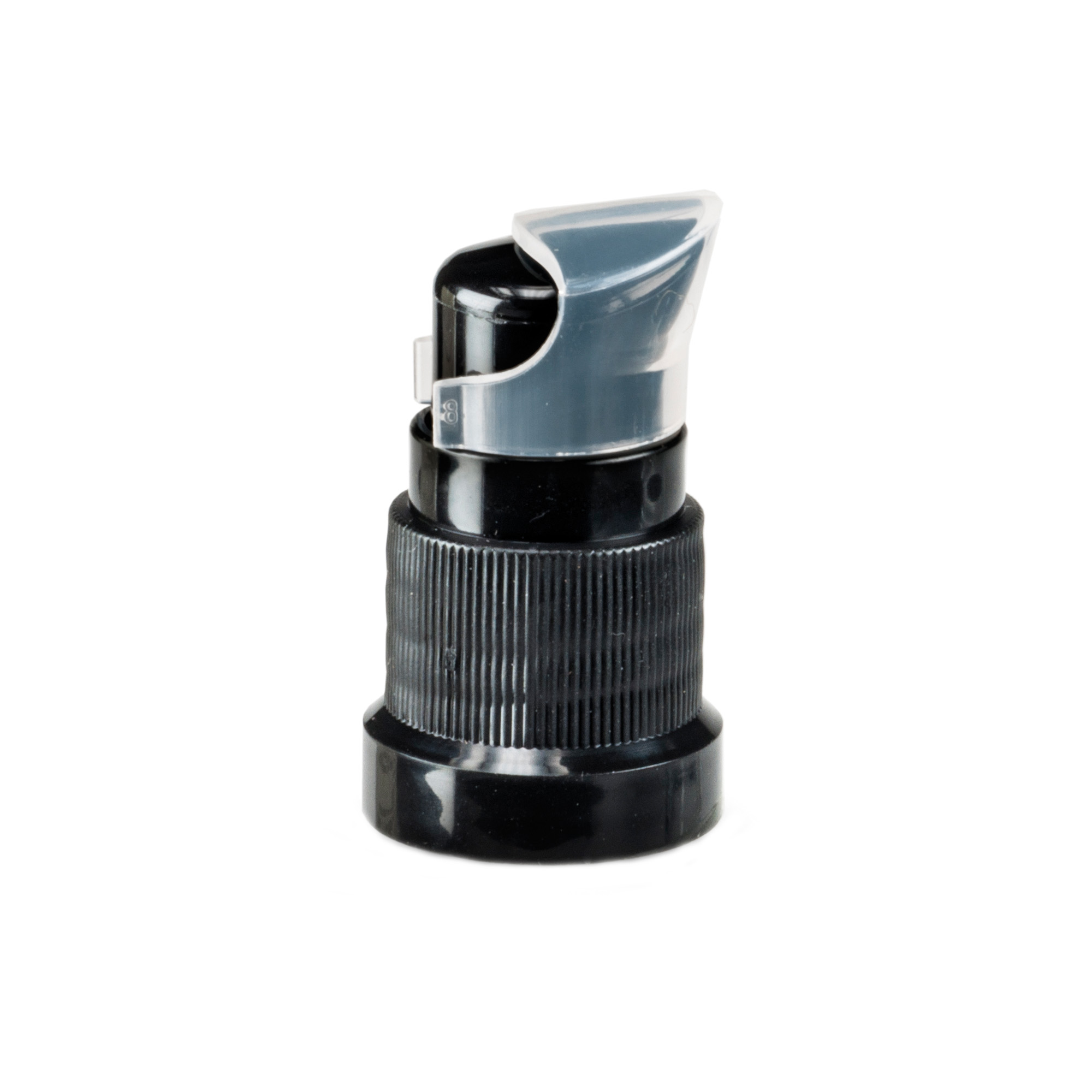 Skruehætte lotionpumpe, PP-plast, sort, til åbning: DIN 18 Skruehætte lotionpumpe, PP-plast, sort, til åbning: DIN 18