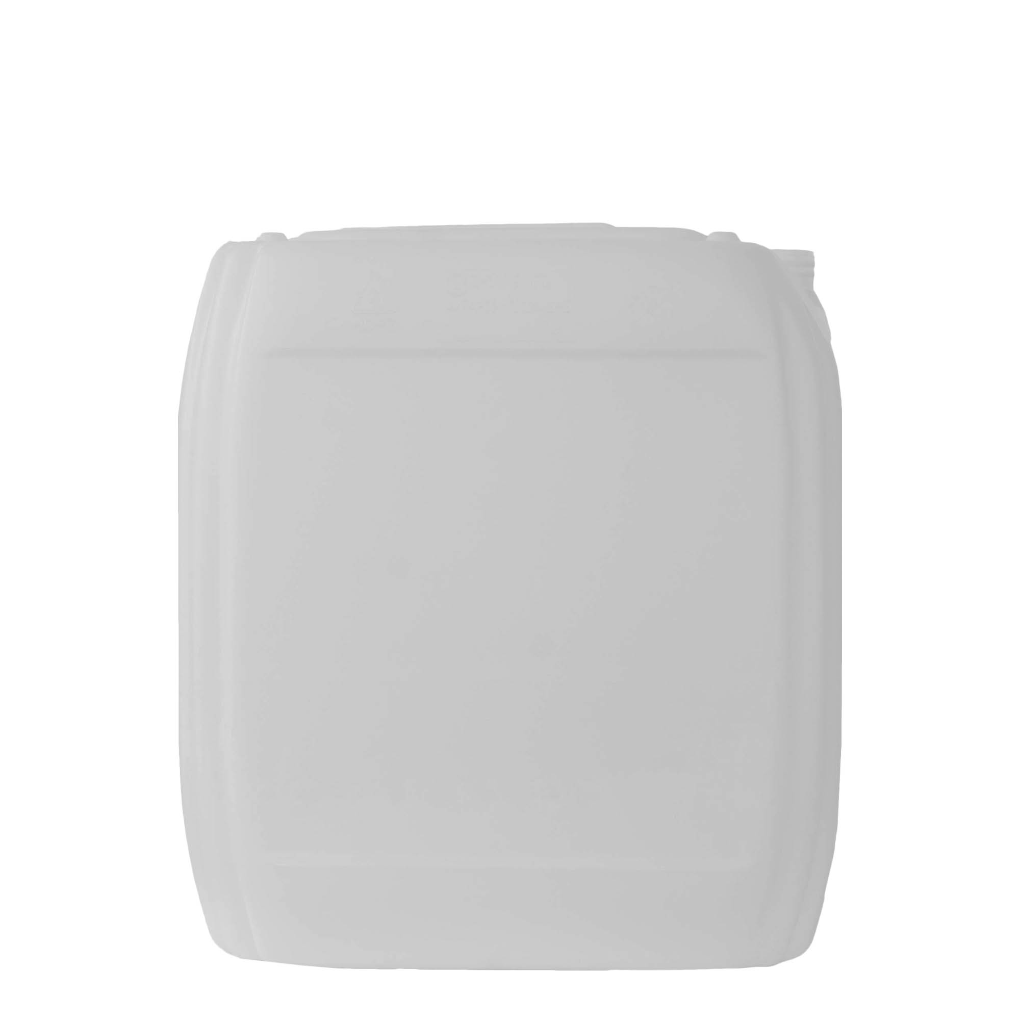 25 l dunk, rektangulær, HDPE-plast, natur, åbning: ND 60 25 l dunk, rektangulær, HDPE-plast, natur, åbning: ND 60