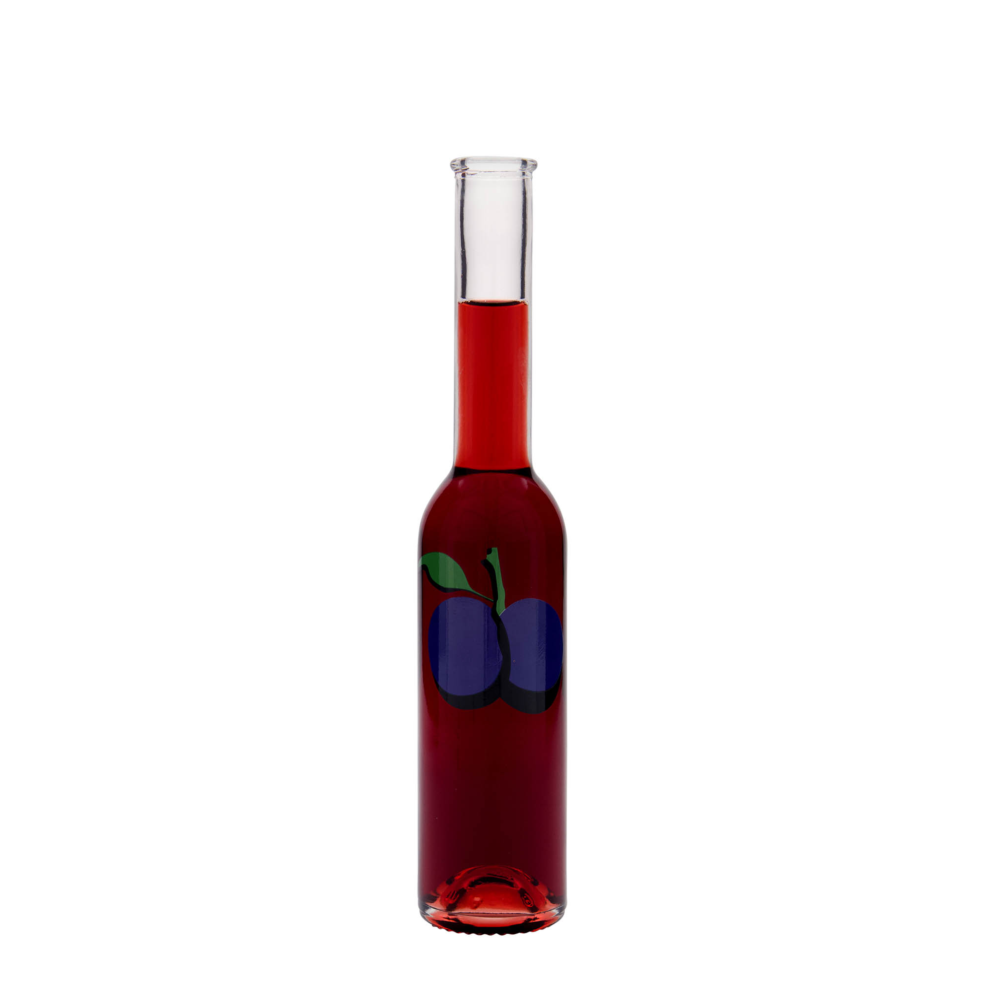 200 ml glasflaske 'Opera', motiv: blomme, åbning: kork 200 ml glasflaske 'Opera', motiv: blomme, åbning: kork