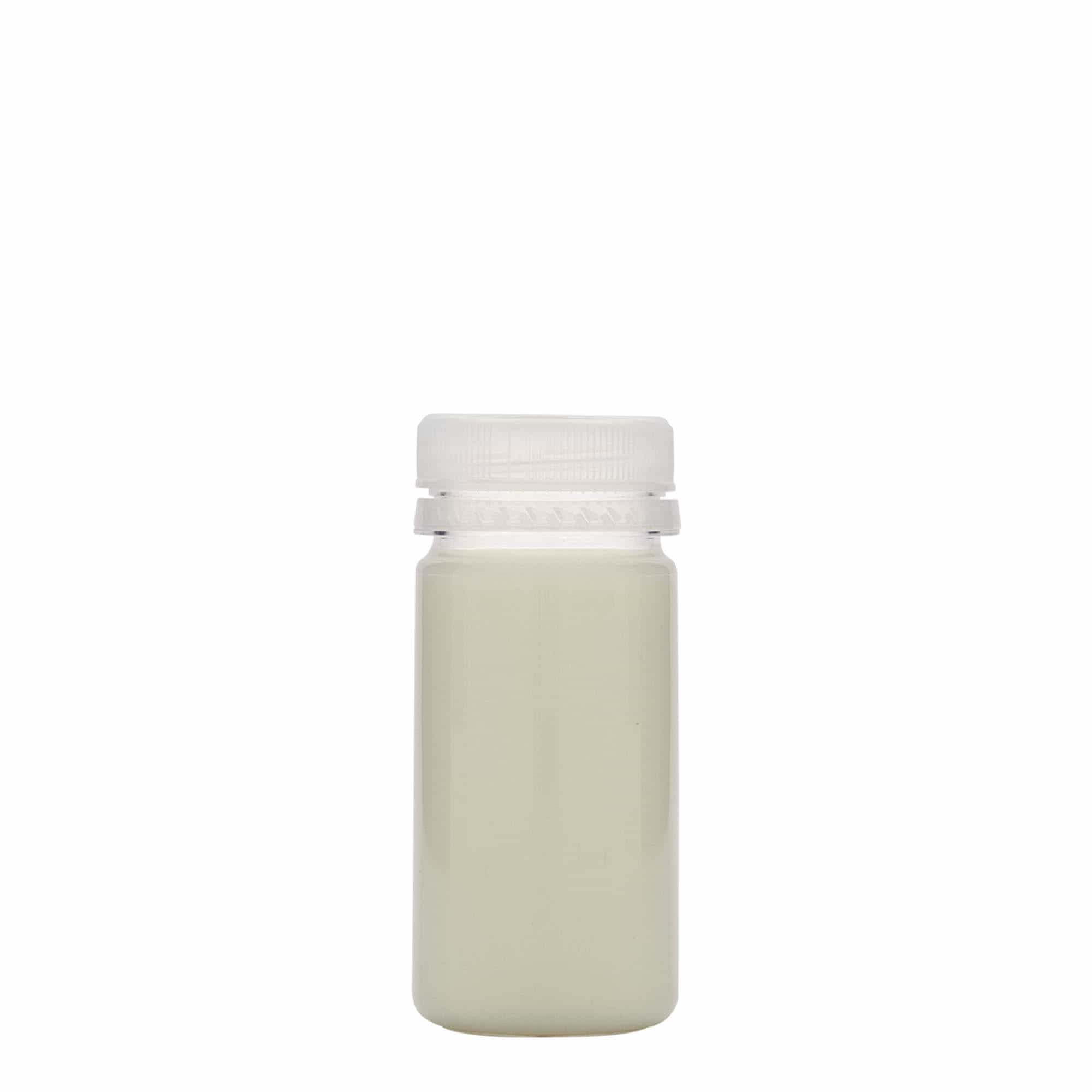 100 ml PET-flaske 'Everytime', plast, åbning: 38 mm 100 ml PET-flaske 'Everytime', plast, åbning: 38 mm
