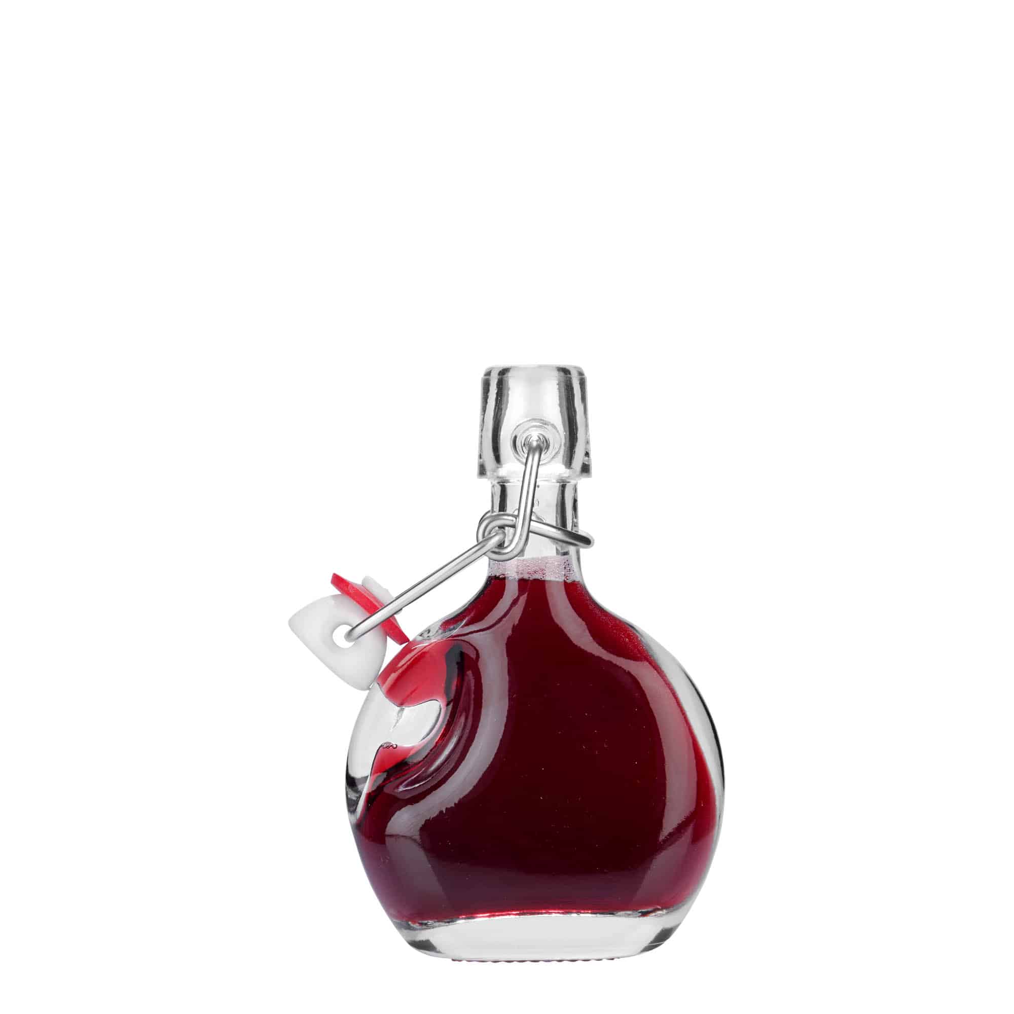 40 ml glasflaske 'Lukas', oval, åbning: patentprop