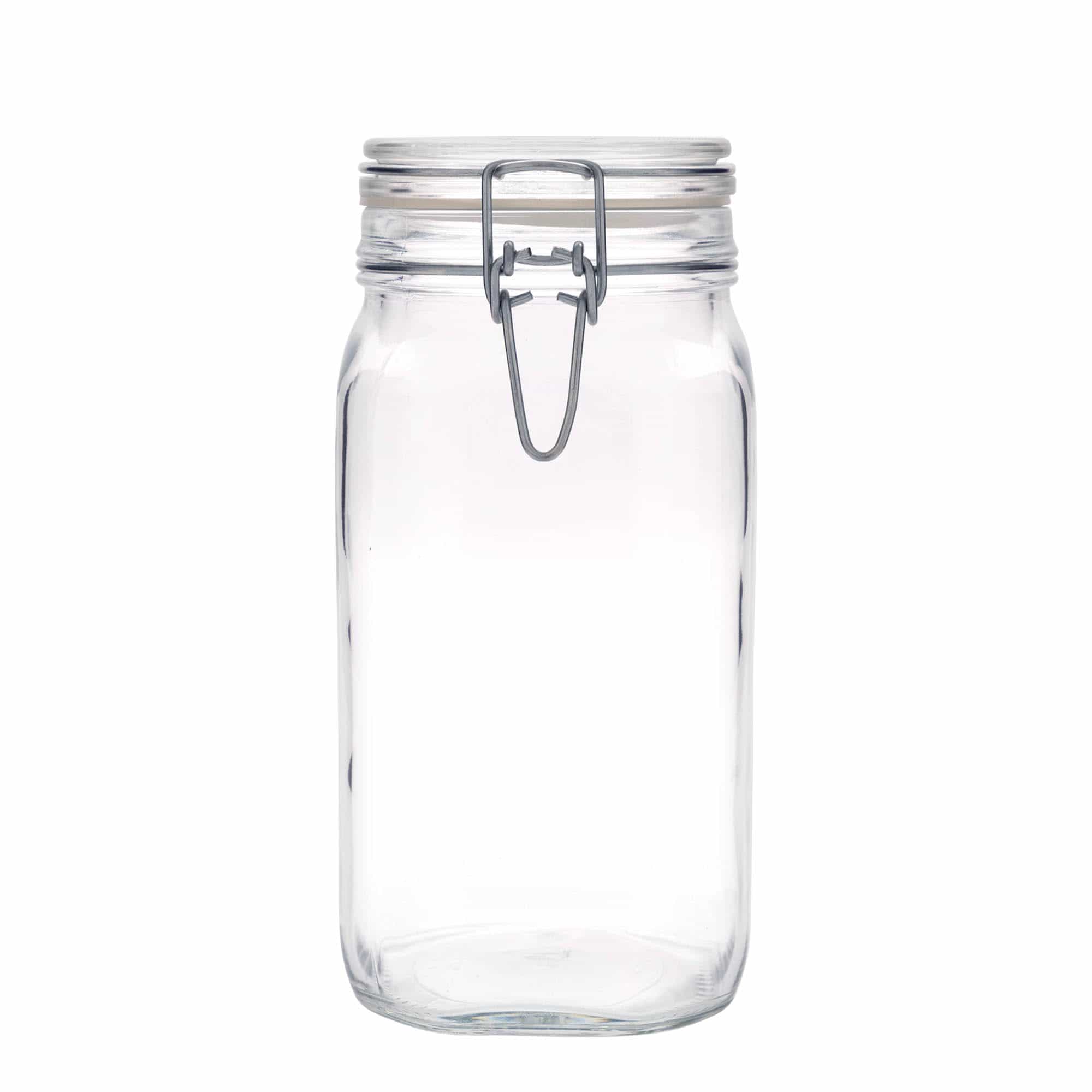 1.500 ml patentglas 'Fido', kvadratisk, åbning: Patentlåg 1.500 ml patentglas 'Fido', kvadratisk, åbning: Patentlåg
