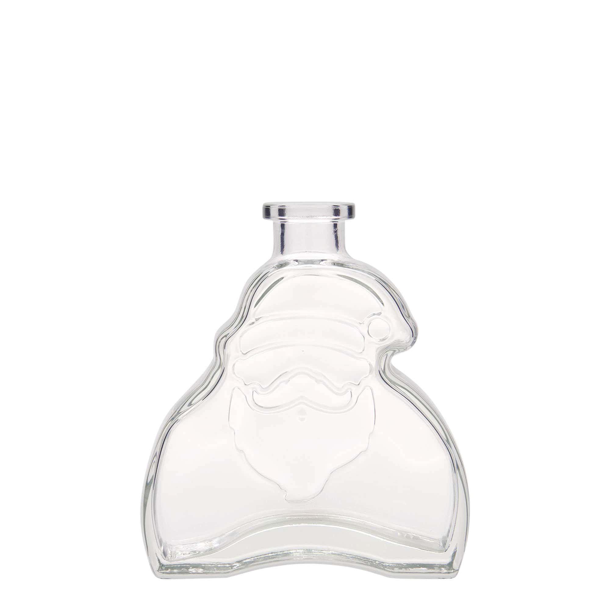 200 ml glasflaske 'Santa Claus', åbning: Kork