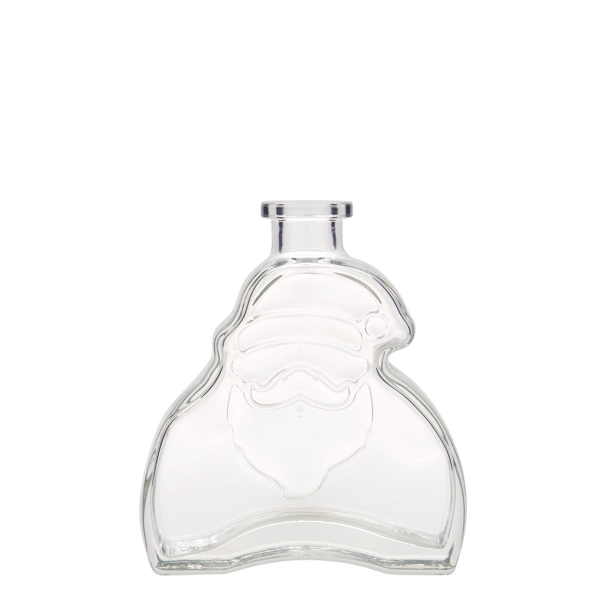 200 ml glasflaske 'Julemand', åbning: prop