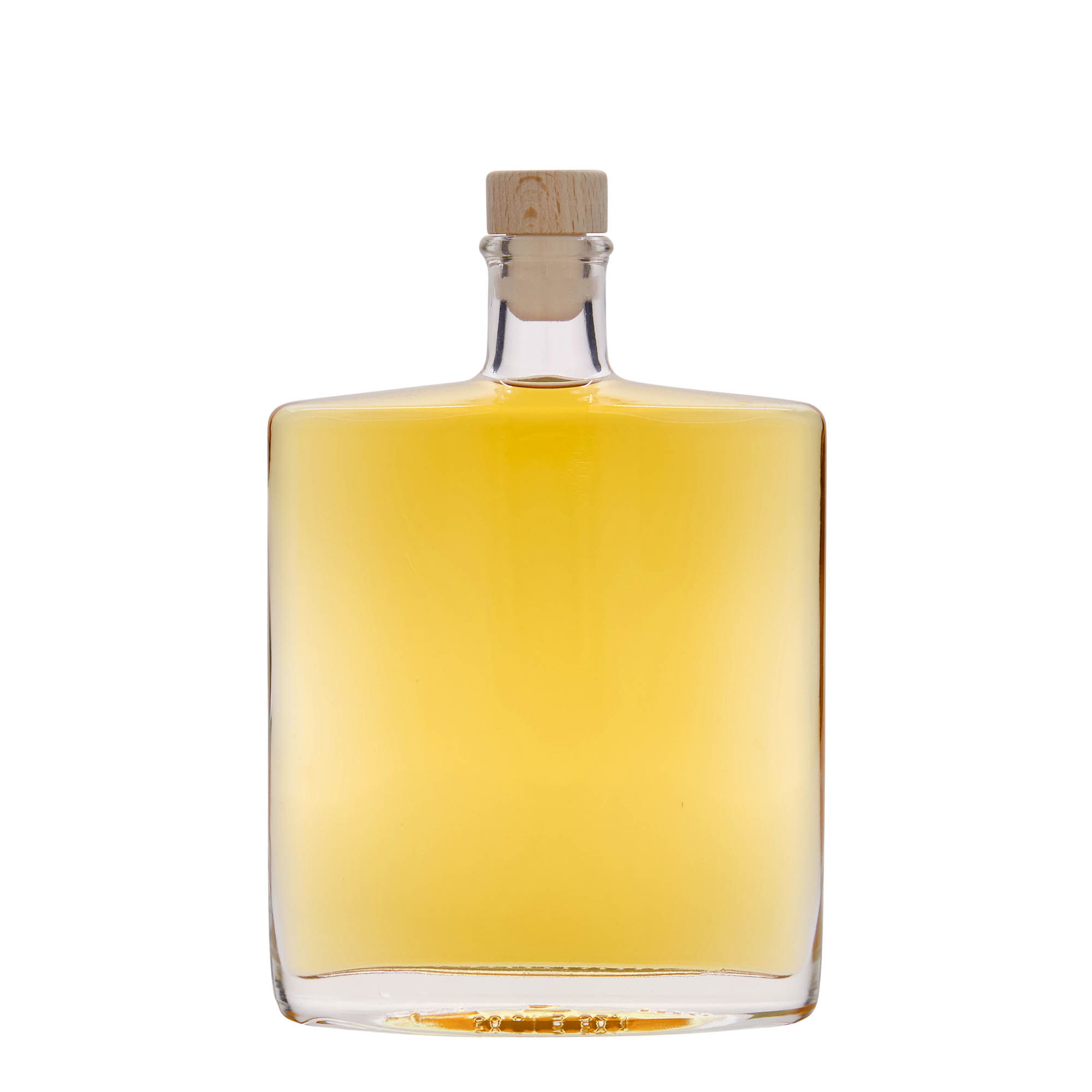 500 ml glasflaske 'Zorbas', oval, åbning: prop