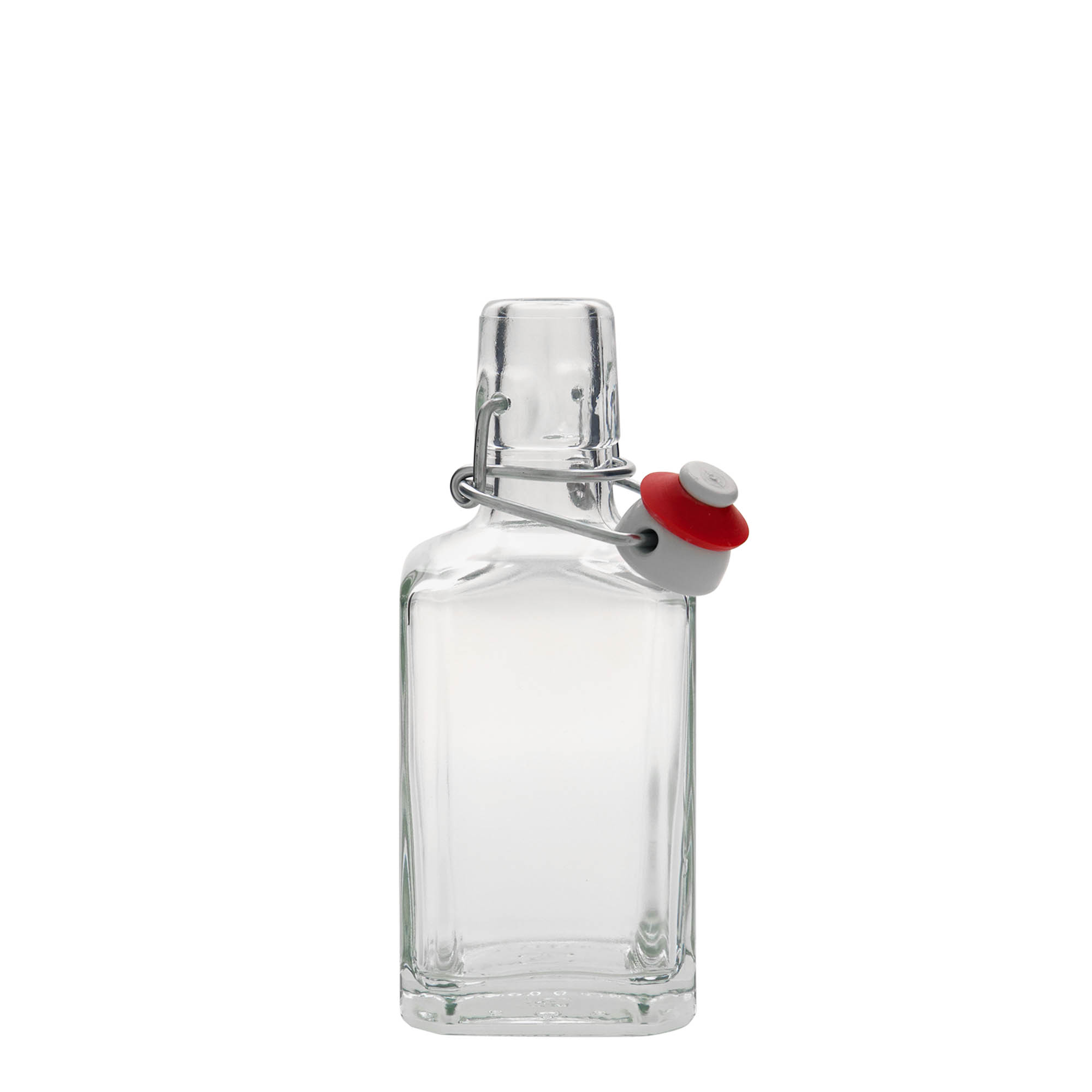 250 ml glasflaske »Rialto«, firkantet, åbning: patentprop