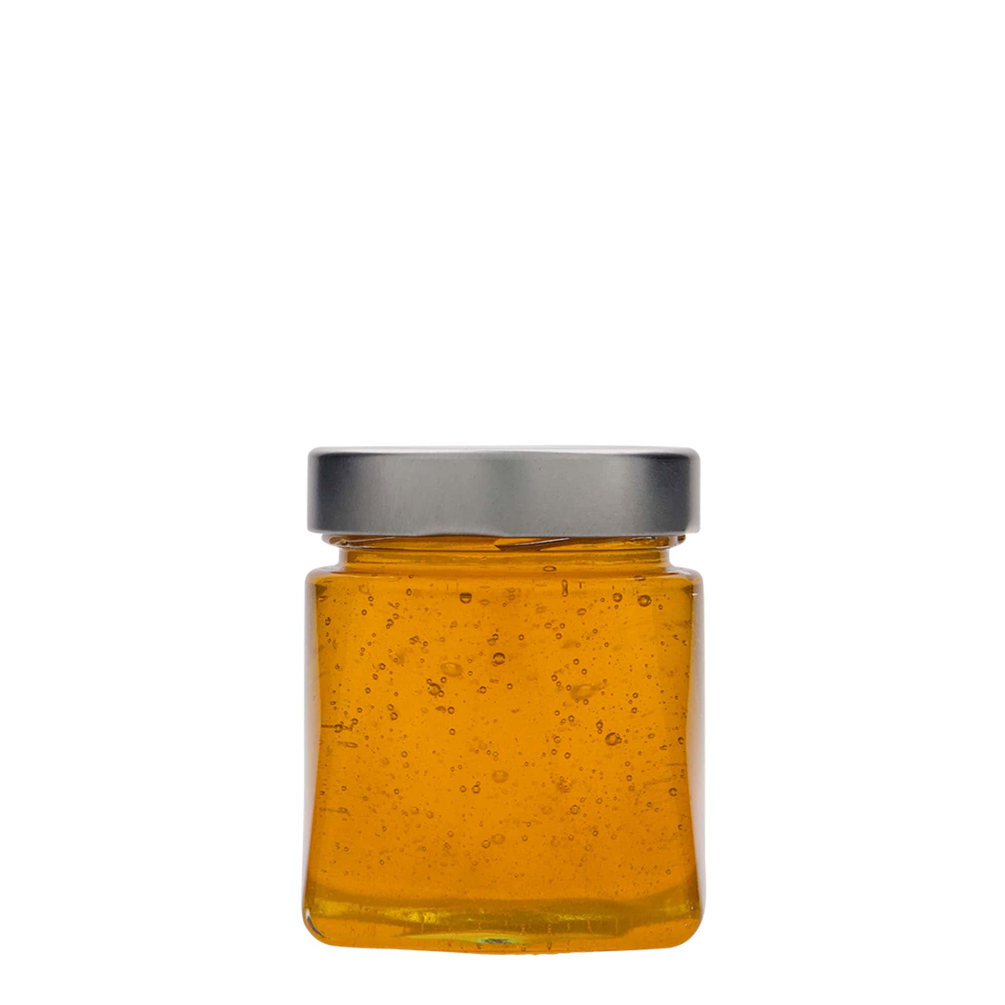 212 ml firkantet glas 'Luxor', åbning: Deept-Twist-Off (DTO 63)
