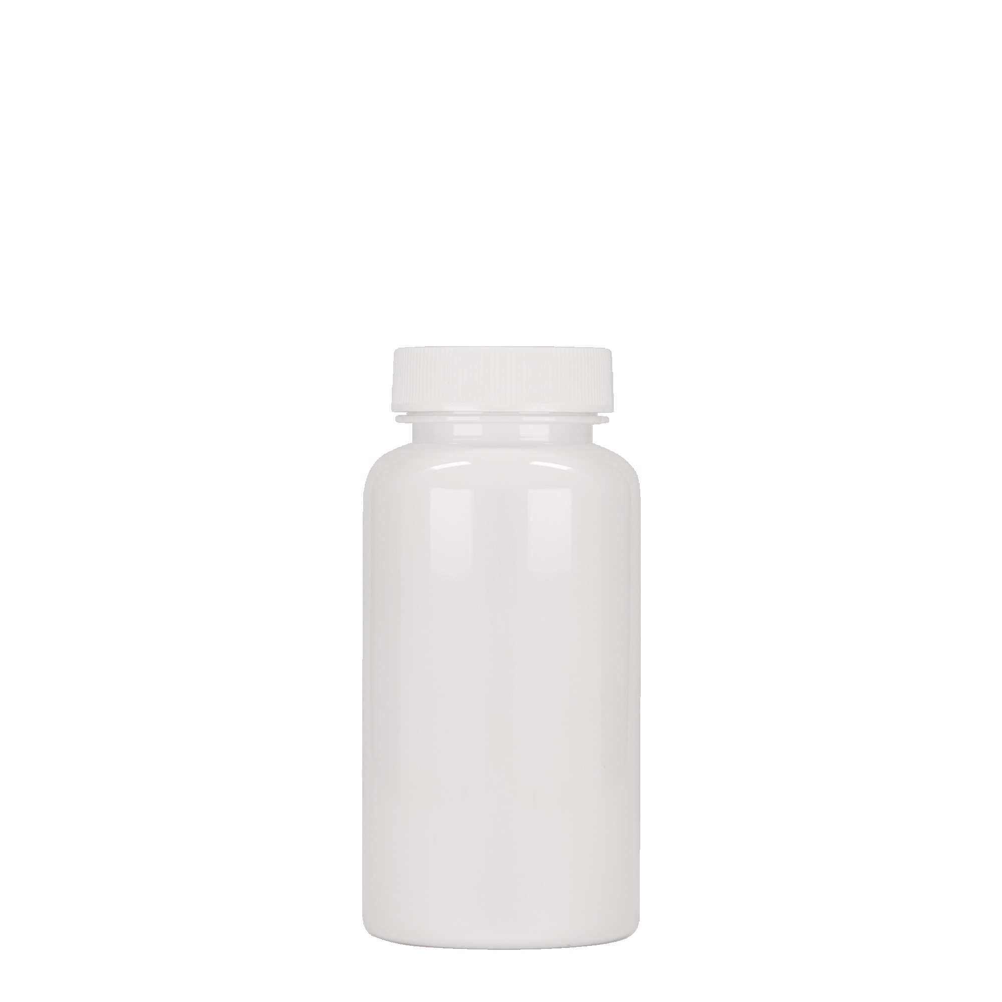 150 ml PET-flaske, plast, hvid, åbning: 38/400