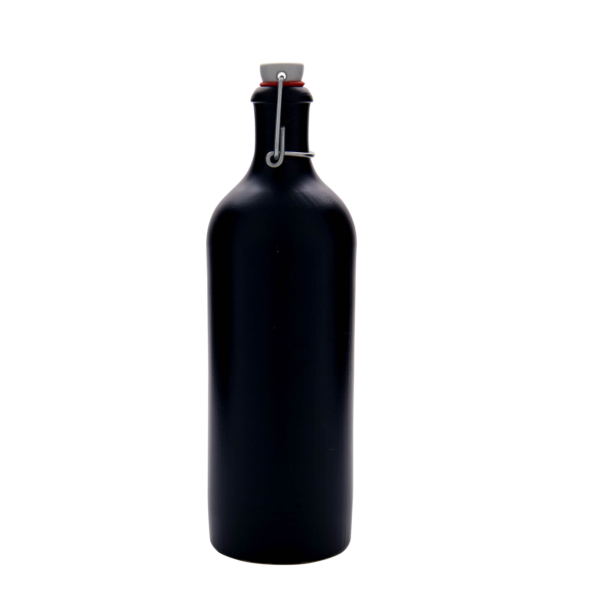 750 ml tonkrukke, stentøj, sort, åbning: patentprop 750 ml tonkrukke, stentøj, sort, åbning: patentprop