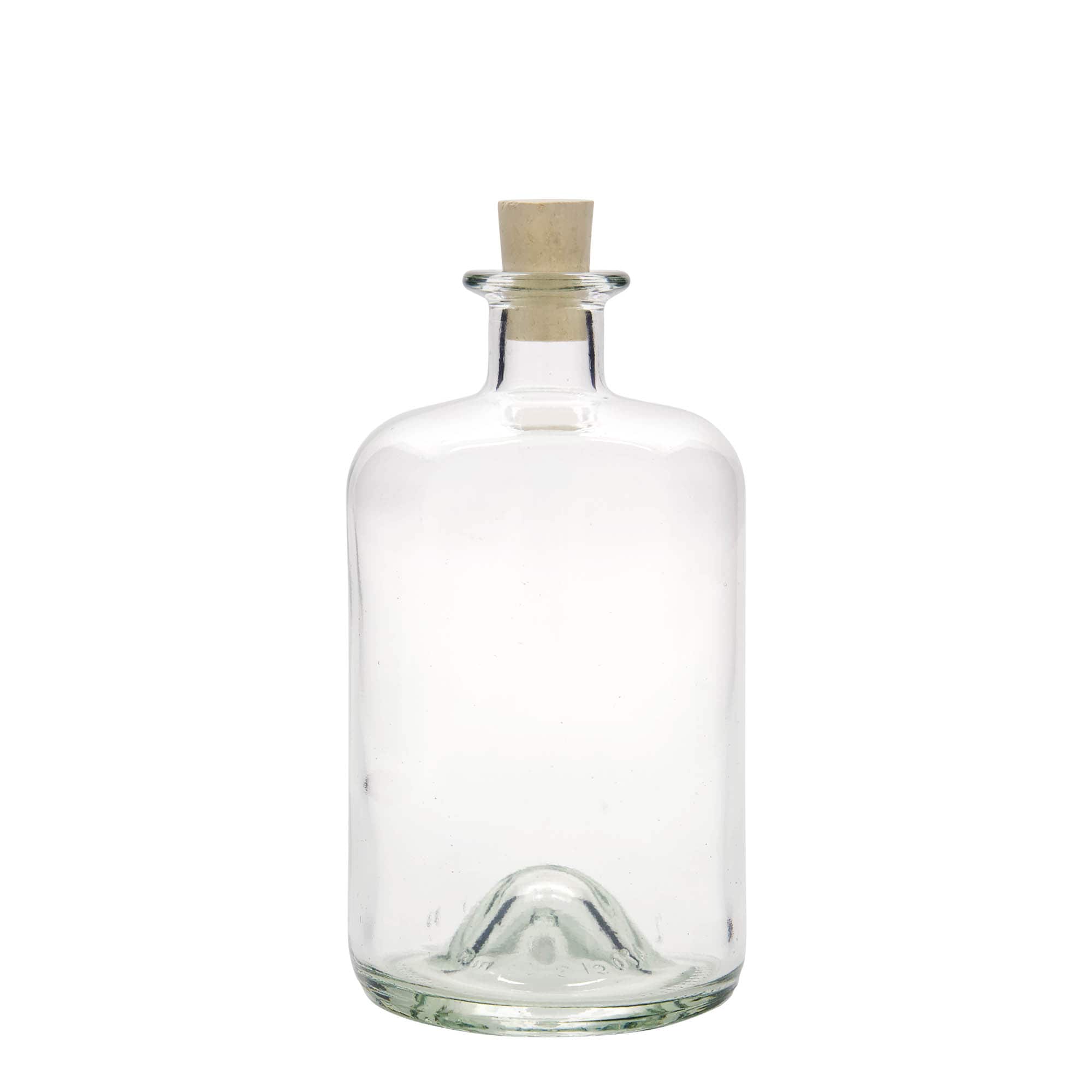 700 ml glasflaske apoteker, åbning: kork