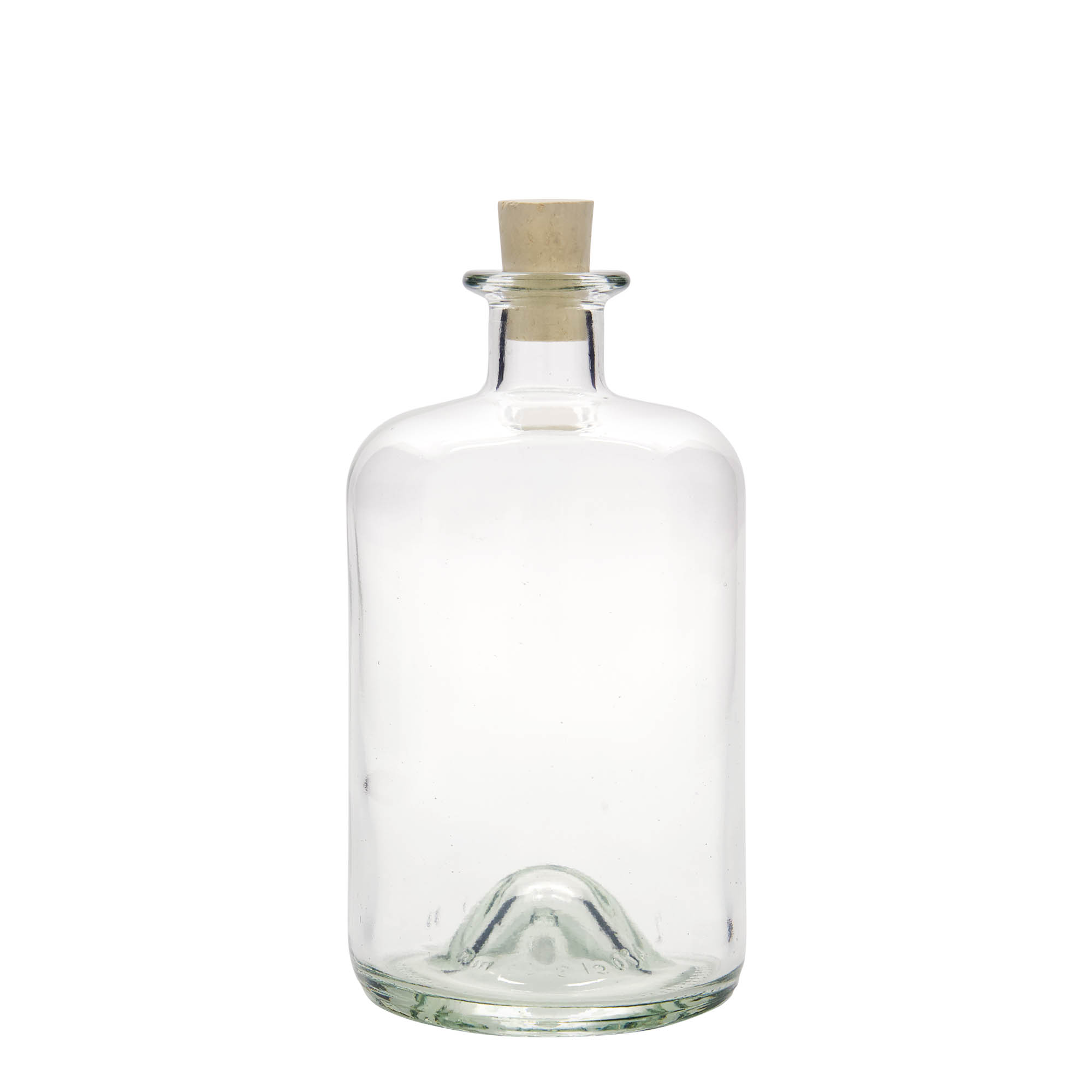 700 ml glasflaske apoteker, åbning: kork