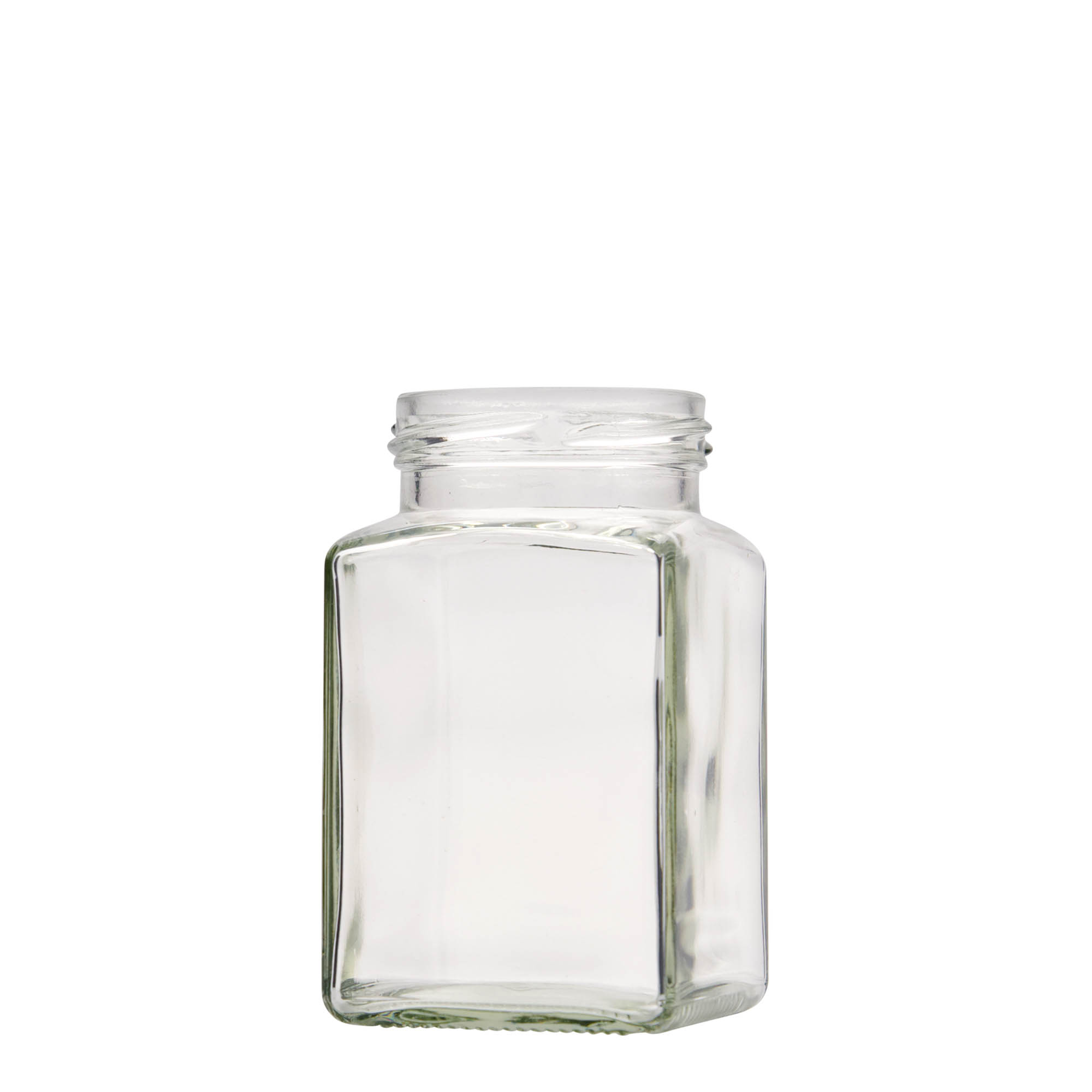 260 ml firkantet glas, åbning: Twist-Off (TO 58) 260 ml firkantet glas, åbning: Twist-Off (TO 58)