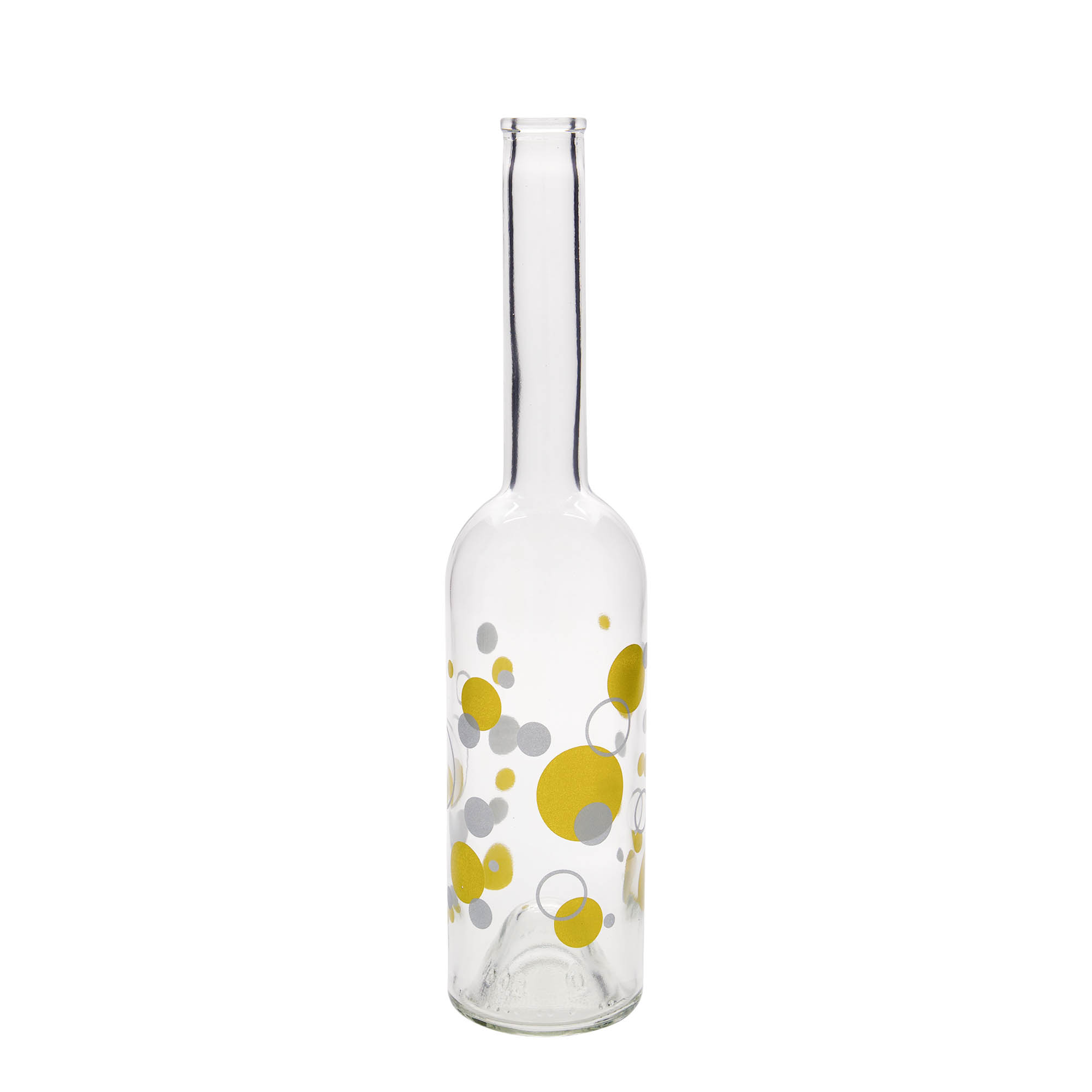 500 ml glasflaske 'Opera', motiv: prikker, åbning: prop 500 ml glasflaske 'Opera', motiv: prikker, åbning: prop