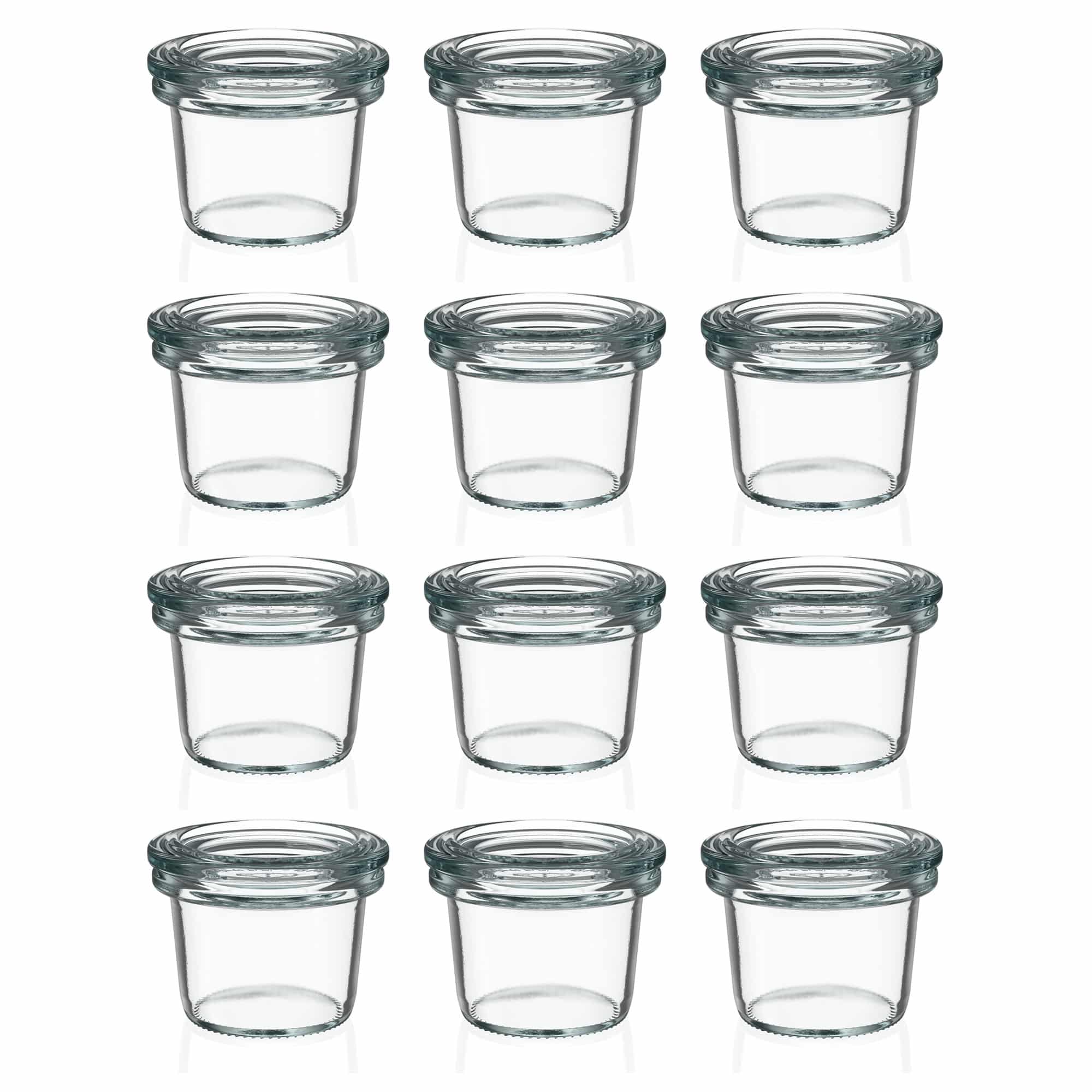 12x 35 ml WECK-sturzglas med glaslåg RR 40
