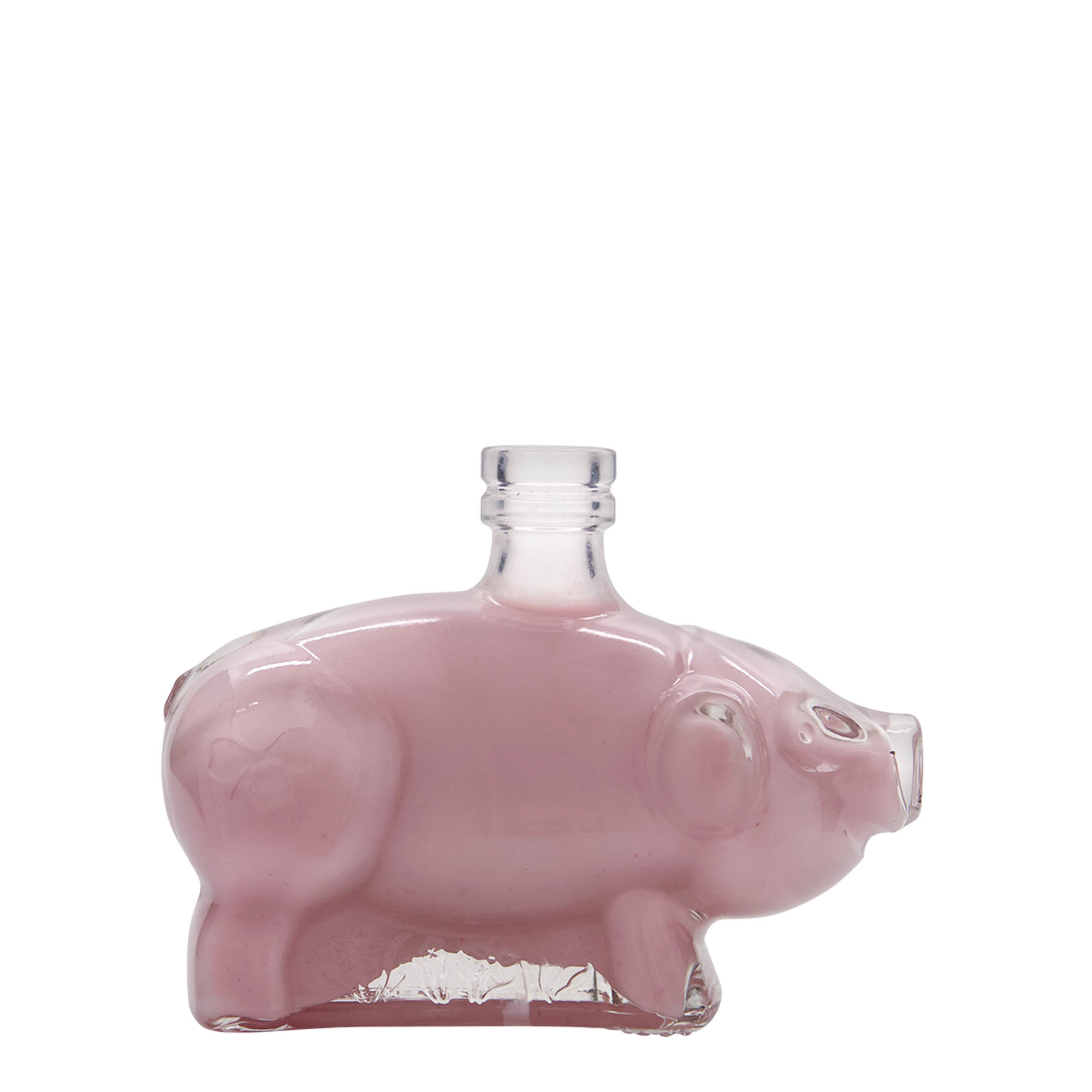 200 ml glasflaske »Lykkesvin«, åbning: kork