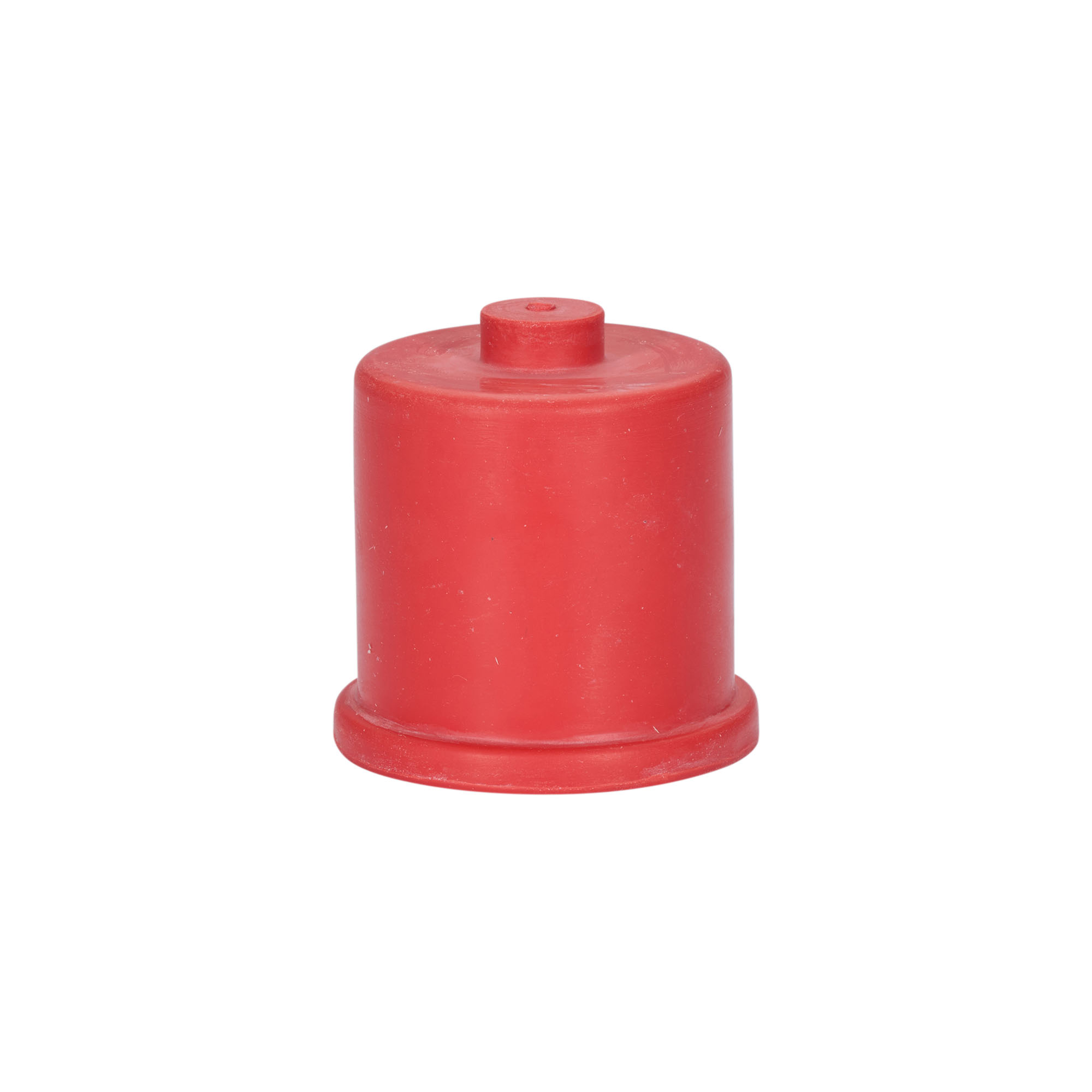 Mosthætte type 4a, gummi, rød