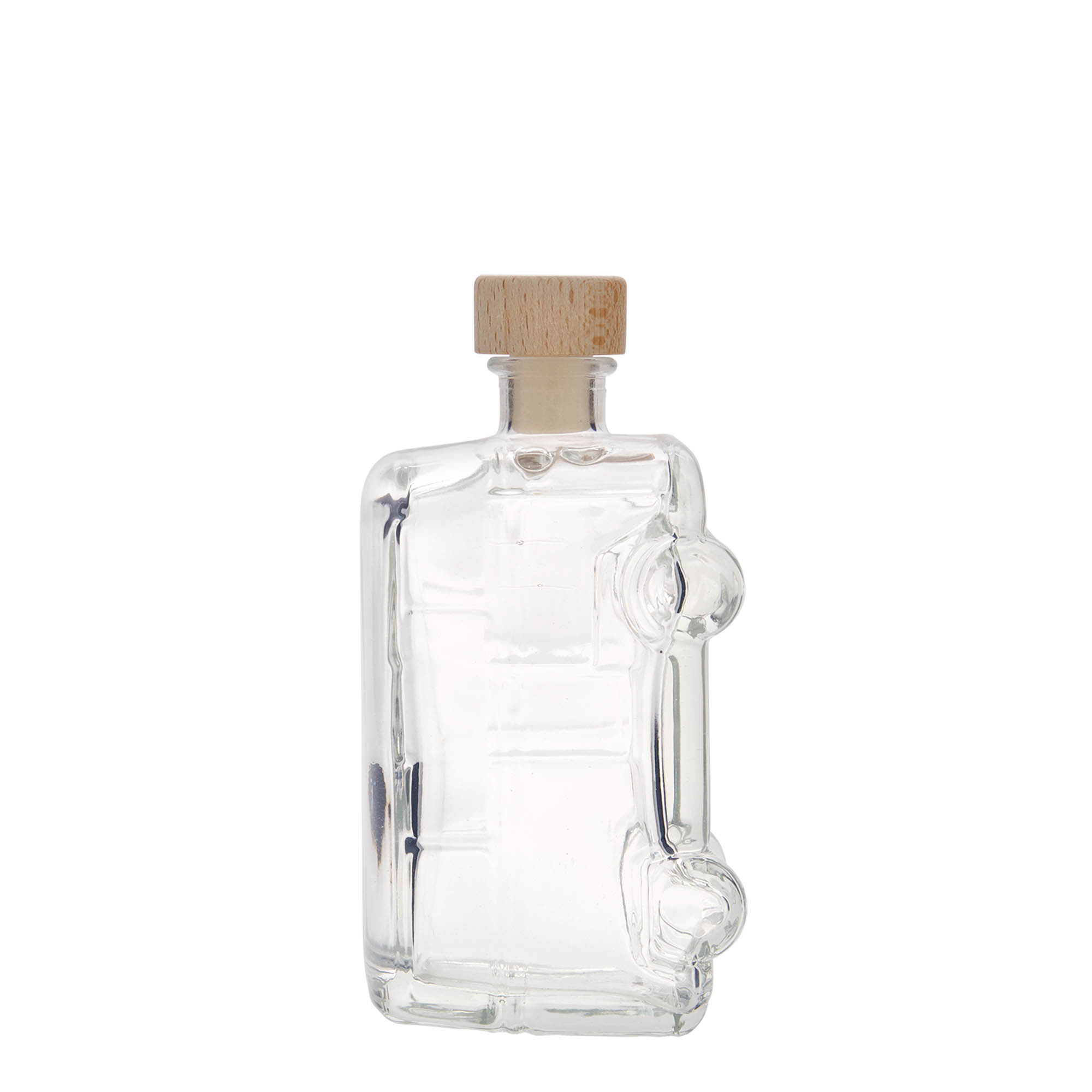 200 ml glasflaske 'Bulli', åbning: kork