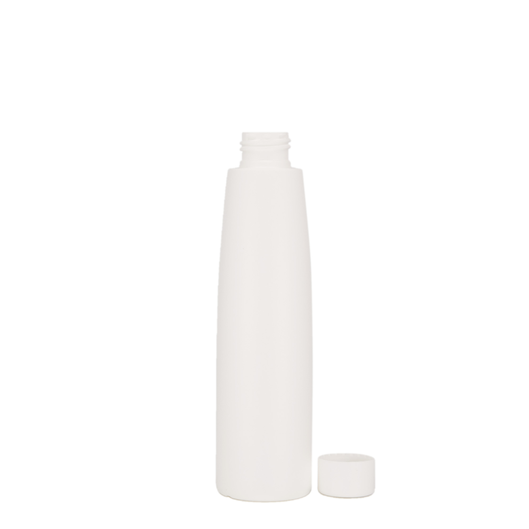 200 ml plastikflaske 'Donald', HDPE, hvid, åbning: 24/410 200 ml plastikflaske 'Donald', HDPE, hvid, åbning: 24/410