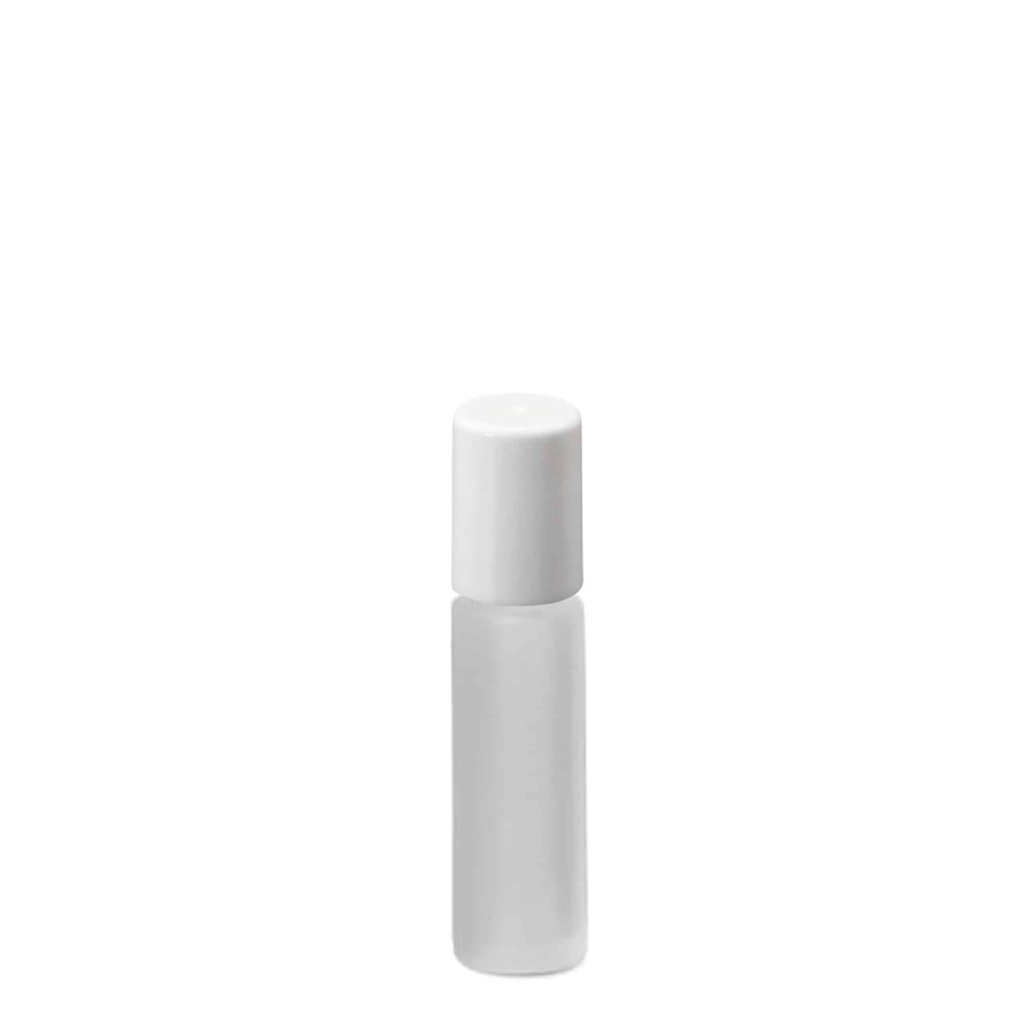 10 ml roll-on-flaske, glas, frostet, åbning: skruehætte