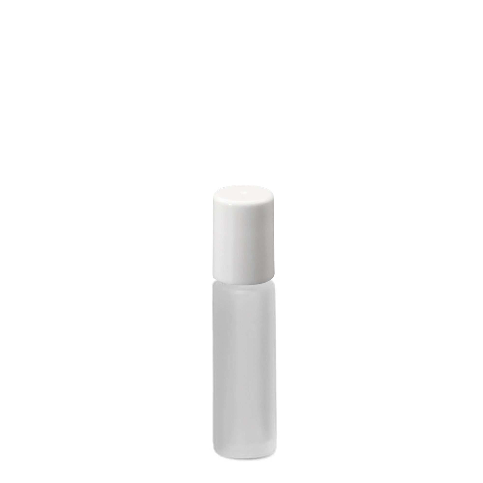 10 ml roll-on-flaske, glas, frostet, åbning: skruehætte