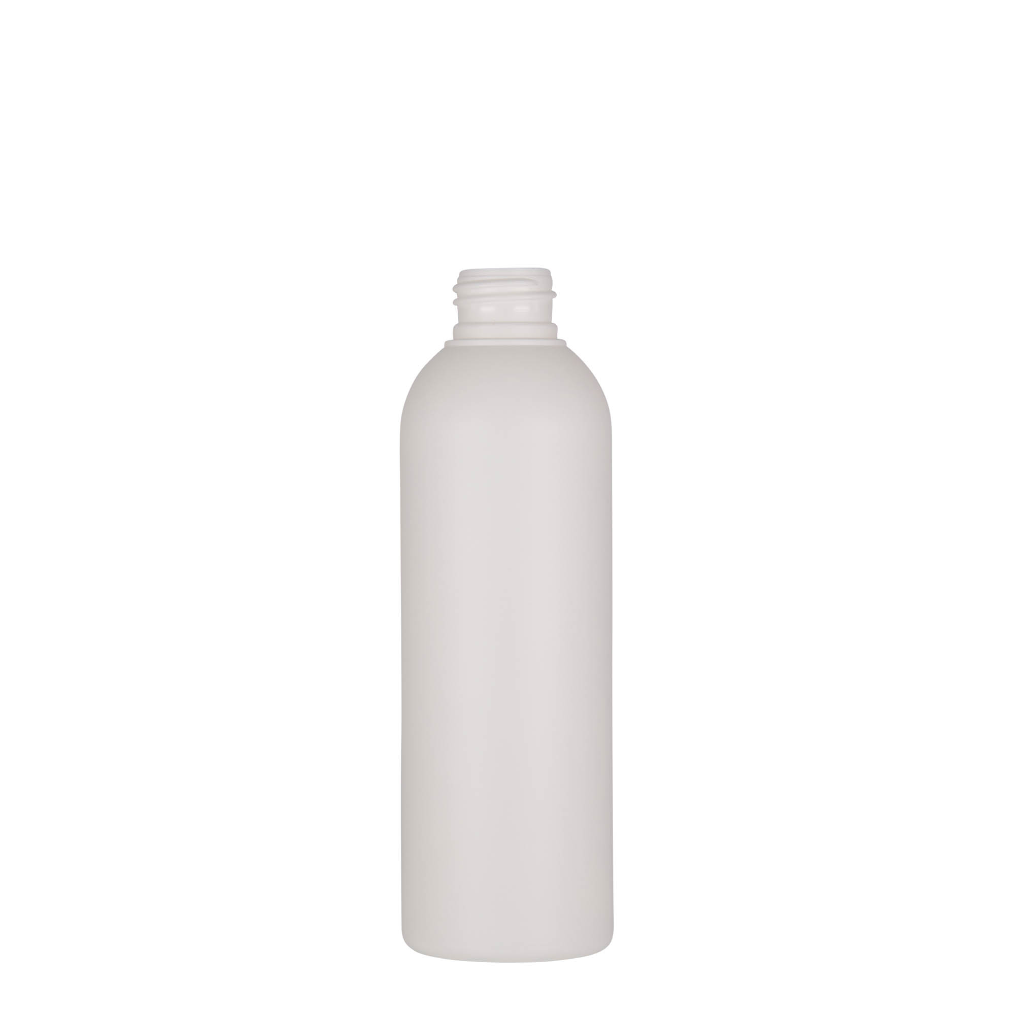 200 ml plastflaske 'Tuffy', HDPE, hvid, åbning: 24/410