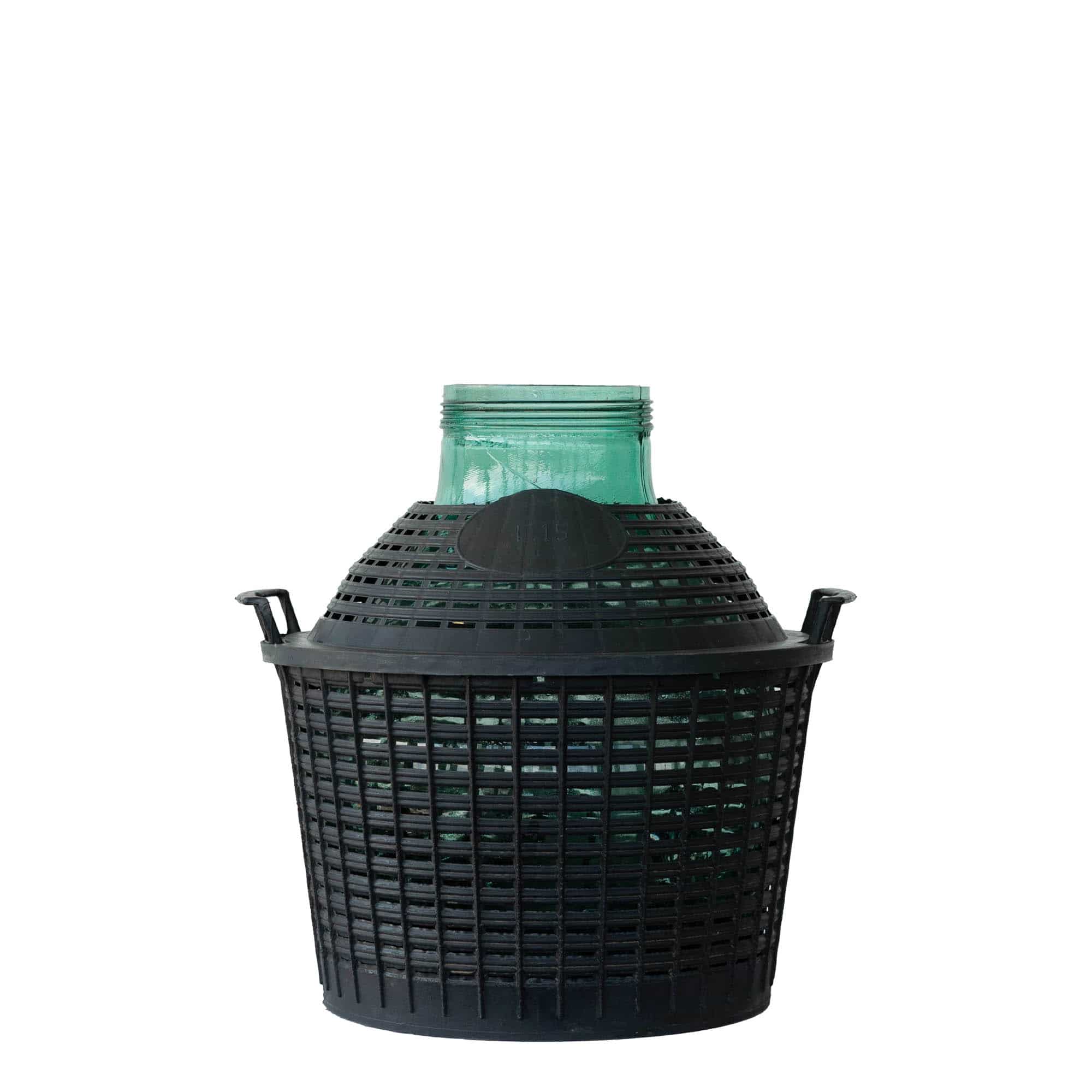 15 l ballonflaske med bred hals, glas, åbning: skruelåg